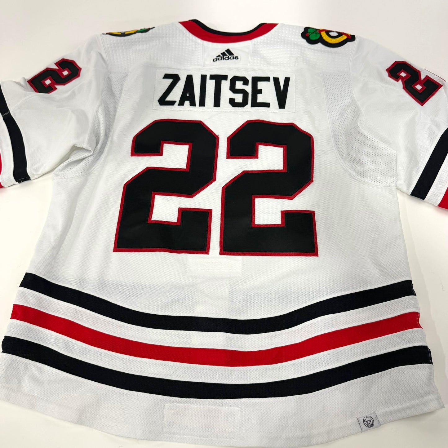 Nikita Zaitsev #22 Away Chicago Blackhawks Game Worn Jersey 2023-2024, Set 2 | 1093-25582
