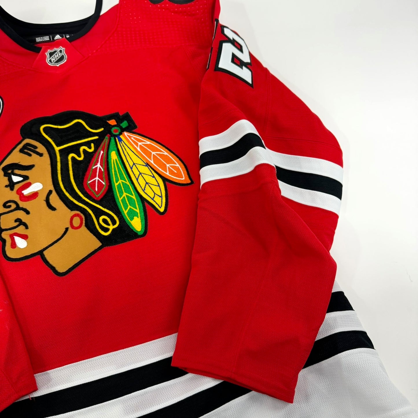Nikita Zaitsev #22 Home Chicago Blackhawks Game Worn Jersey 2023-2024, Set 2 | Size 56 | 9338-25568