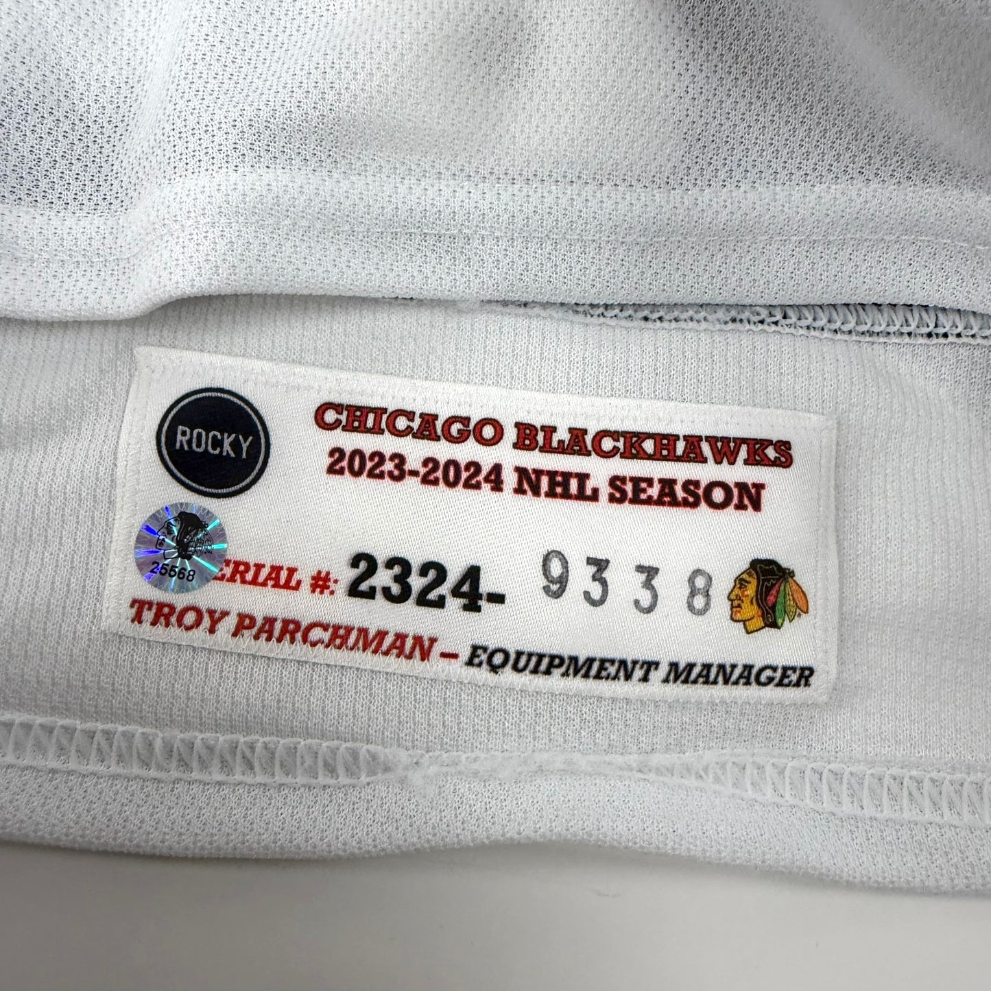 Nikita Zaitsev #22 Home Chicago Blackhawks Game Worn Jersey 2023-2024, Set 2 | Size 56 | 9338-25568