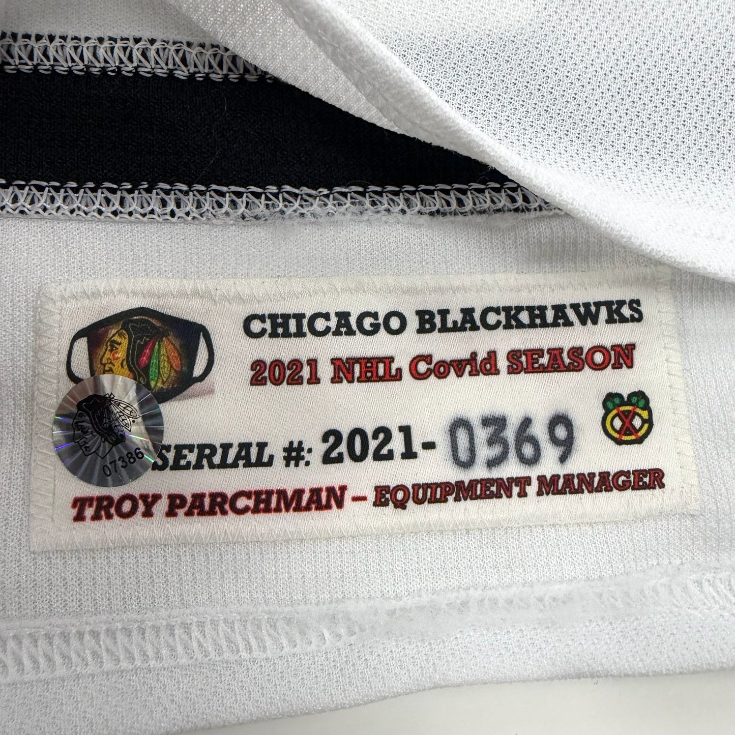 Ryan Carpenter #22 Home Chicago Blackhawks team Issued Jersey 2020-2021, Set 1 | Size 56 | 369-7386