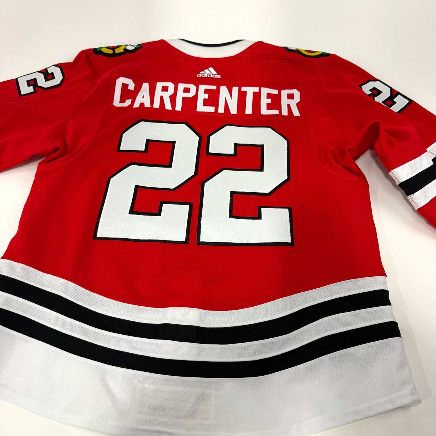 Ryan Carpenter #22 Home Chicago Blackhawks team Issued Jersey 2020-2021, Set 1 | Size 56 | 369-7386