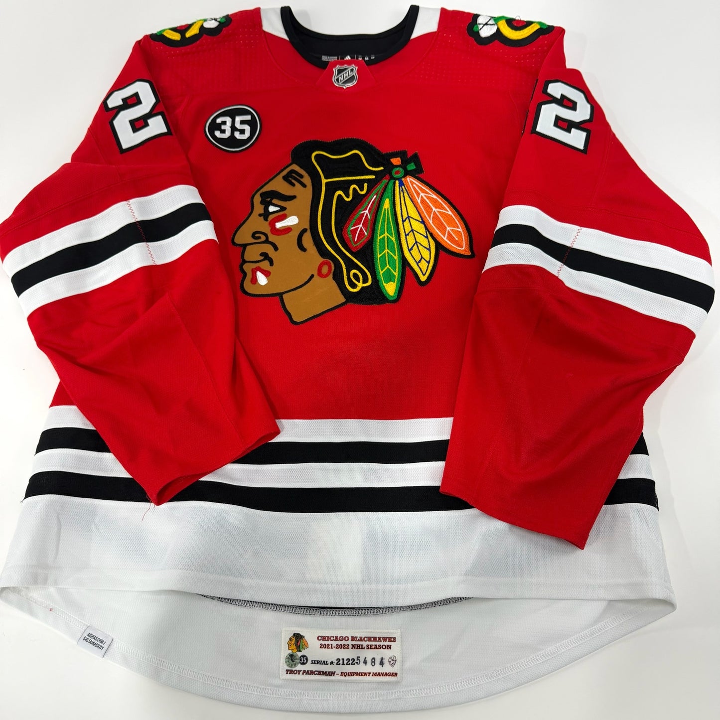 Ryan Carpenter #22 Home Chicago Blackhawks Jersey 2021-2022, Set 2 | Size 56 | 5484-21709