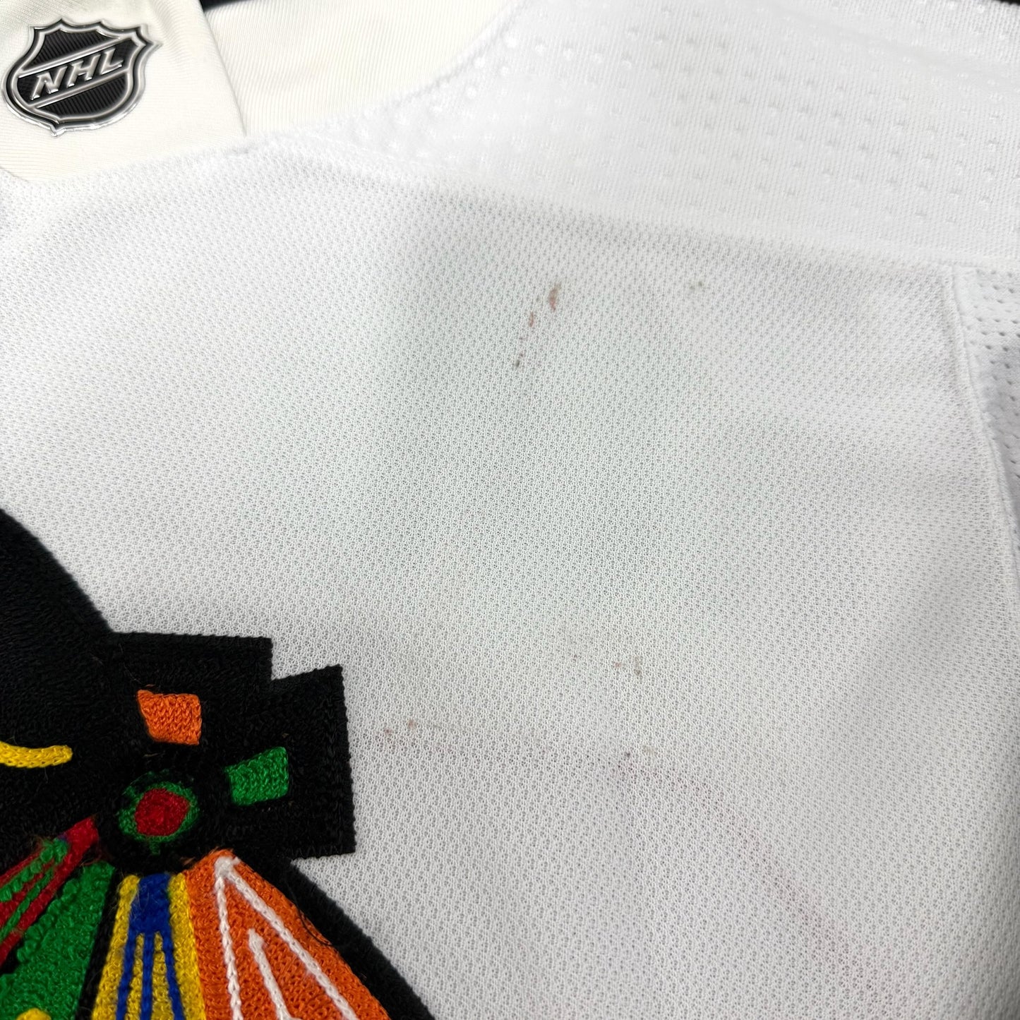 Philipp Kurashev #23 Away Chicago Blackhawks Game Worn Jersey 2023-2024, Set 2 | Size 56 | 1119-25580