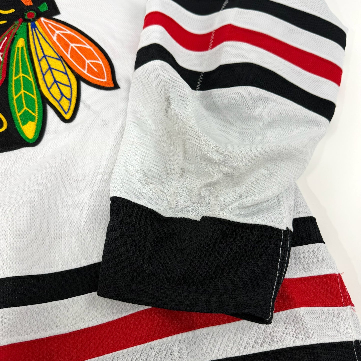 Philipp Kurashev #23 Away Chicago Blackhawks Game Worn Jersey 2023-2024, Set 2 | Size 56 | 1119-25580