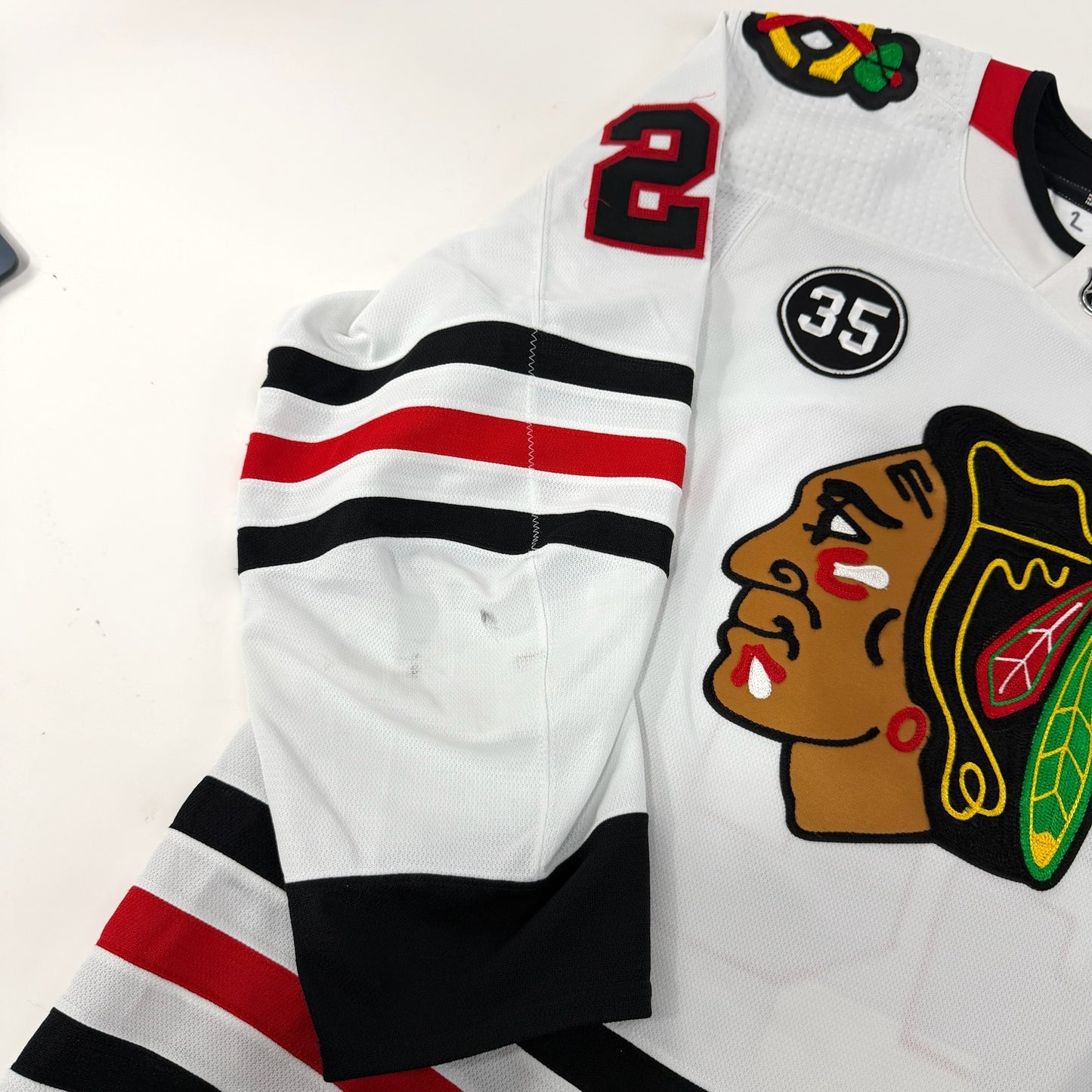 Philipp Kurashev #23 Away Chicago Blackhawks Jersey 2021-2022, Set 2 | Size 8534-25621