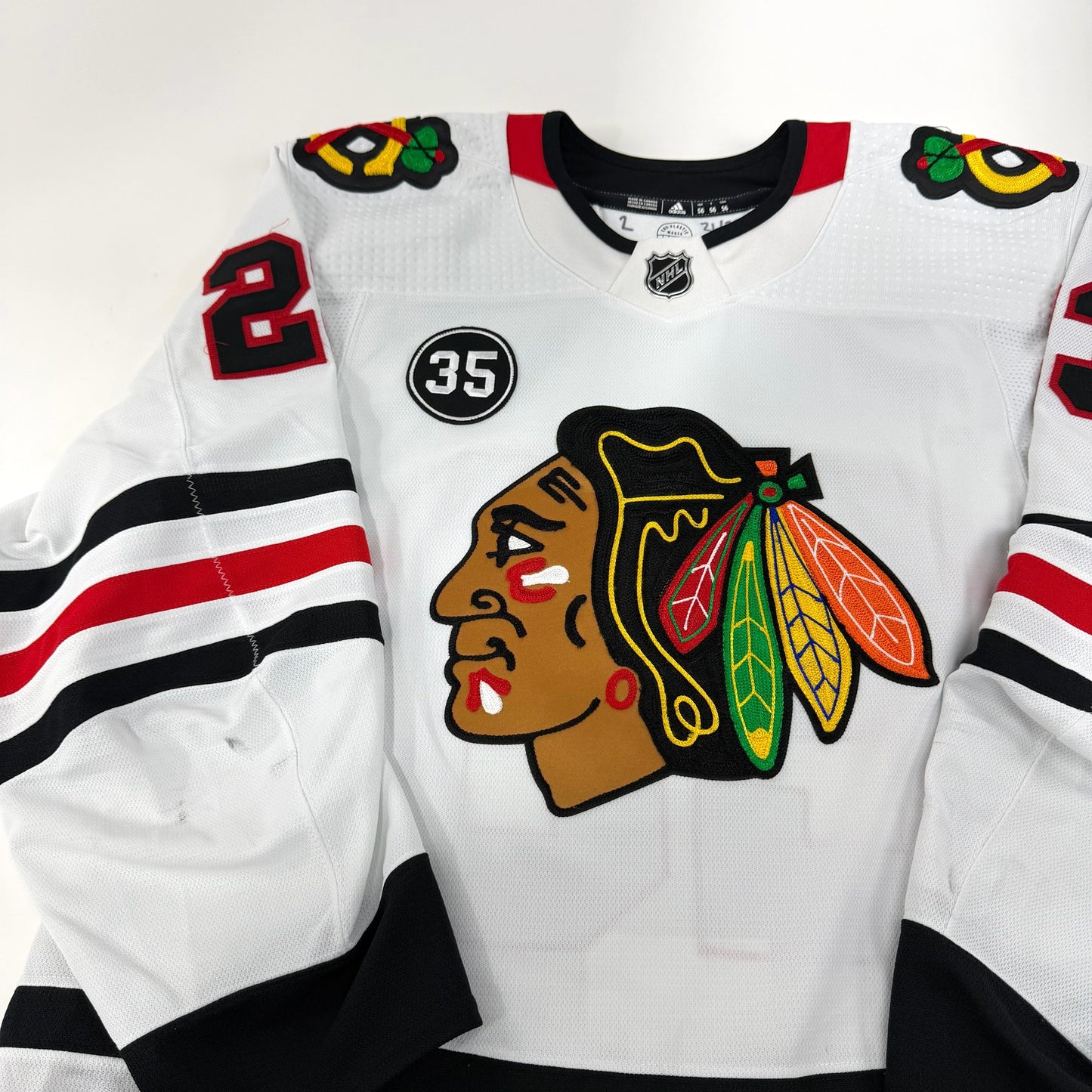 Philipp Kurashev #23 Away Chicago Blackhawks Jersey 2021-2022, Set 2 | Size 8534-25621