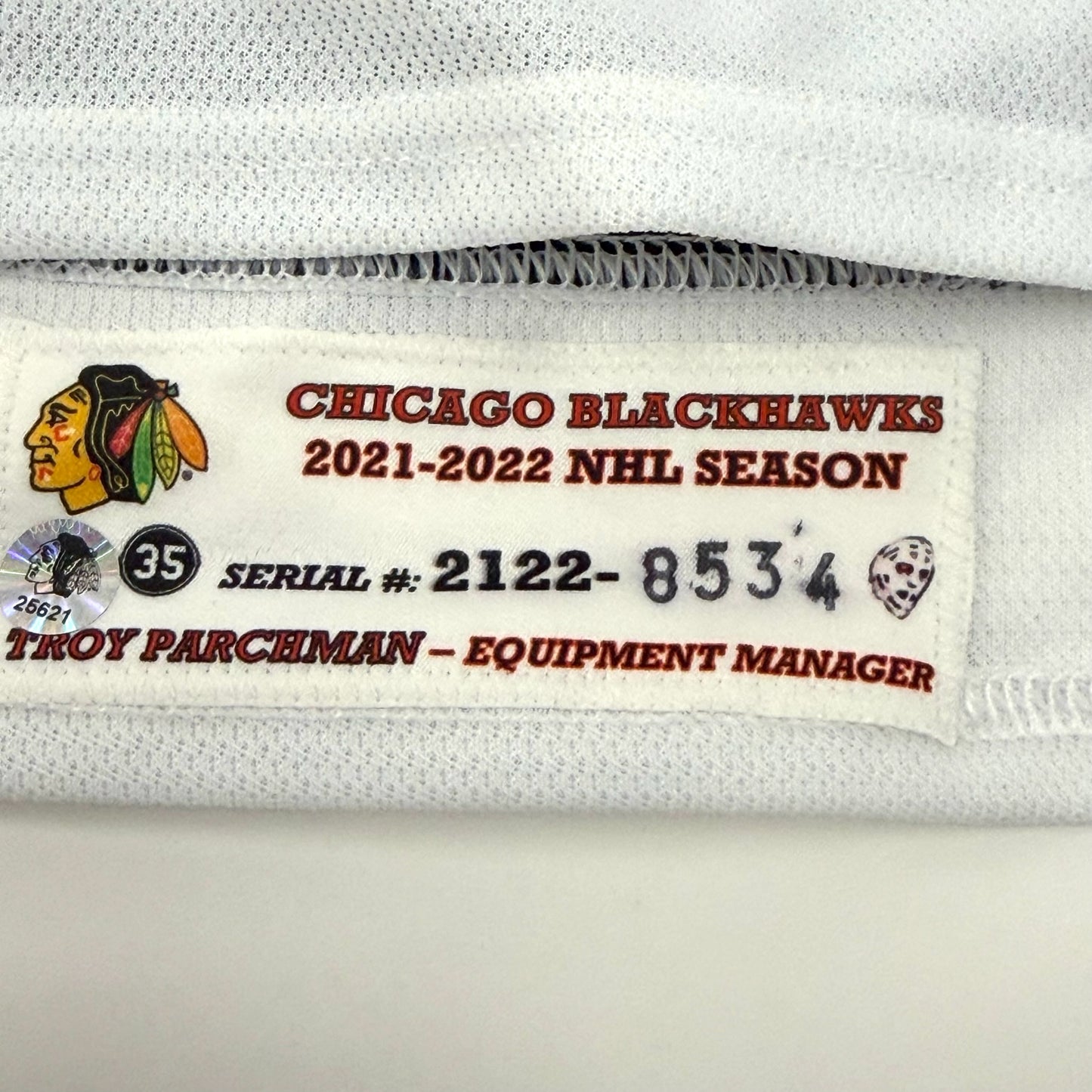 Philipp Kurashev #23 Away Chicago Blackhawks Jersey 2021-2022, Set 2 | Size 8534-25621