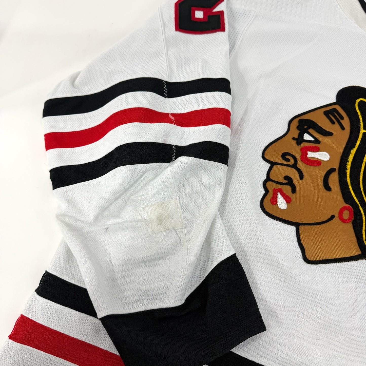 Philipp Kurashev #23 Away Chicago Blackhawks Game Worn Jersey 2022-2023, Set 1 | Size 56 | 4206-25535