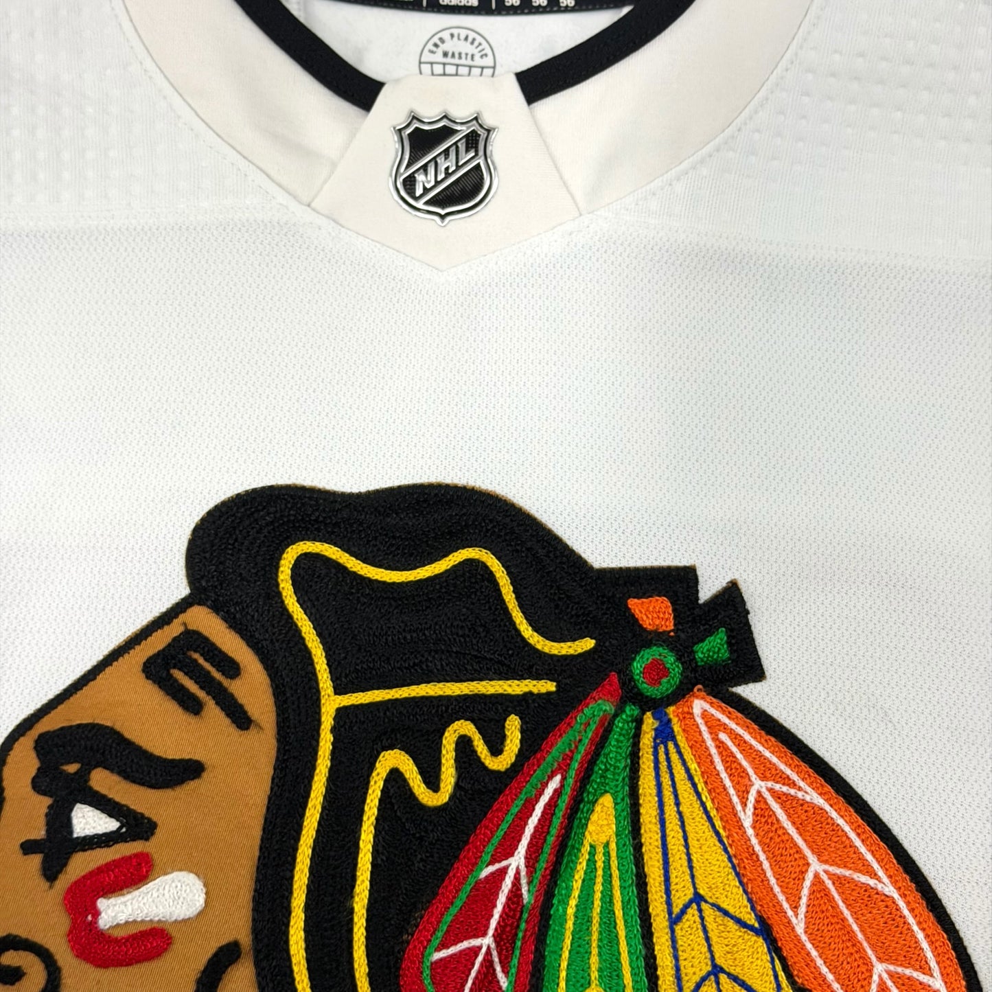 Philipp Kurashev #23 Away Chicago Blackhawks Game Worn Jersey 2022-2023, Set 2 | Size 56 | 2260-25525