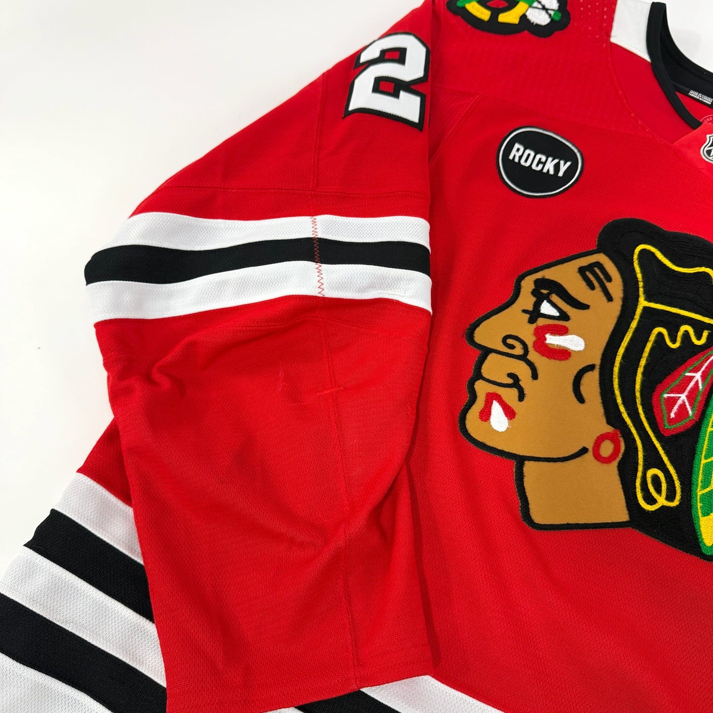 Philipp Kurashev #23 Home Chicago Blackhawks Game Worn Jersey 2023-2024, Set 2 | Size 56 | 9487-25570