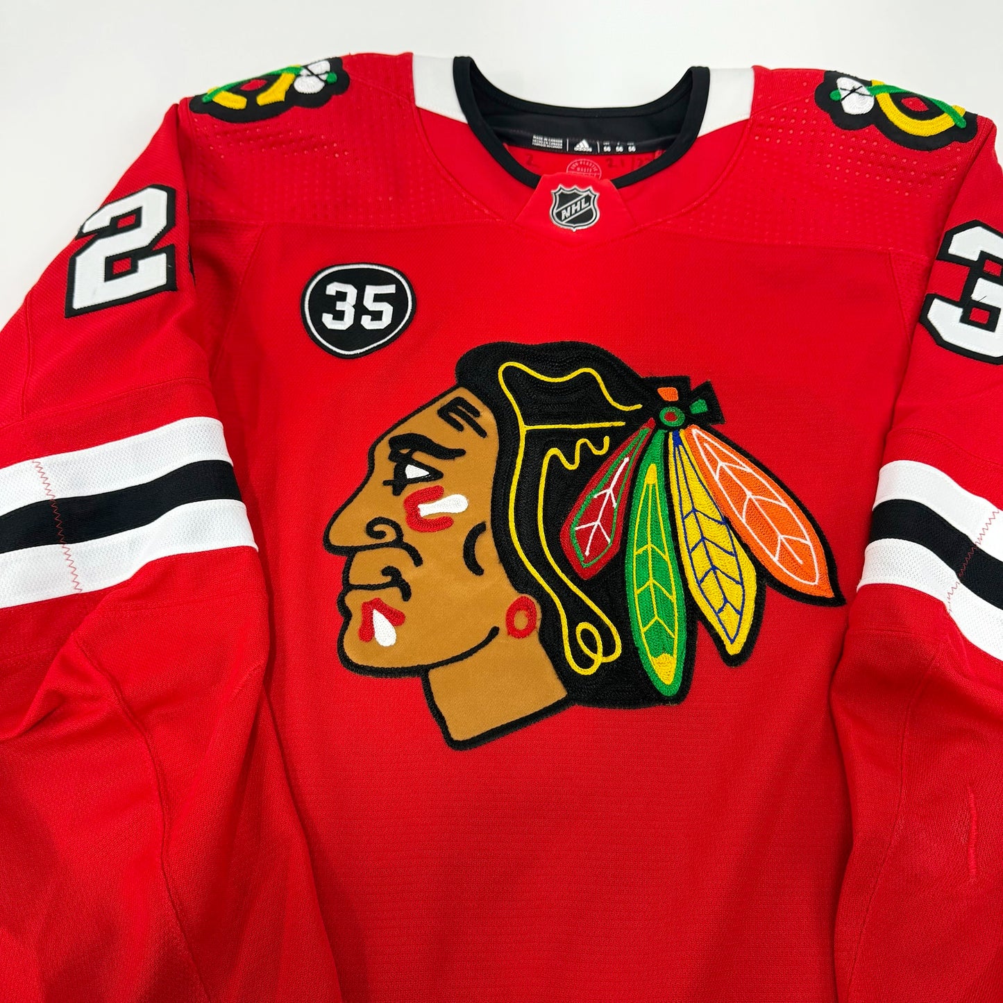 Philipp Kurashev #23 Home Chicago Blackhawks Jersey 2021-2022, Set 2 | Size 56 | 4377-25667