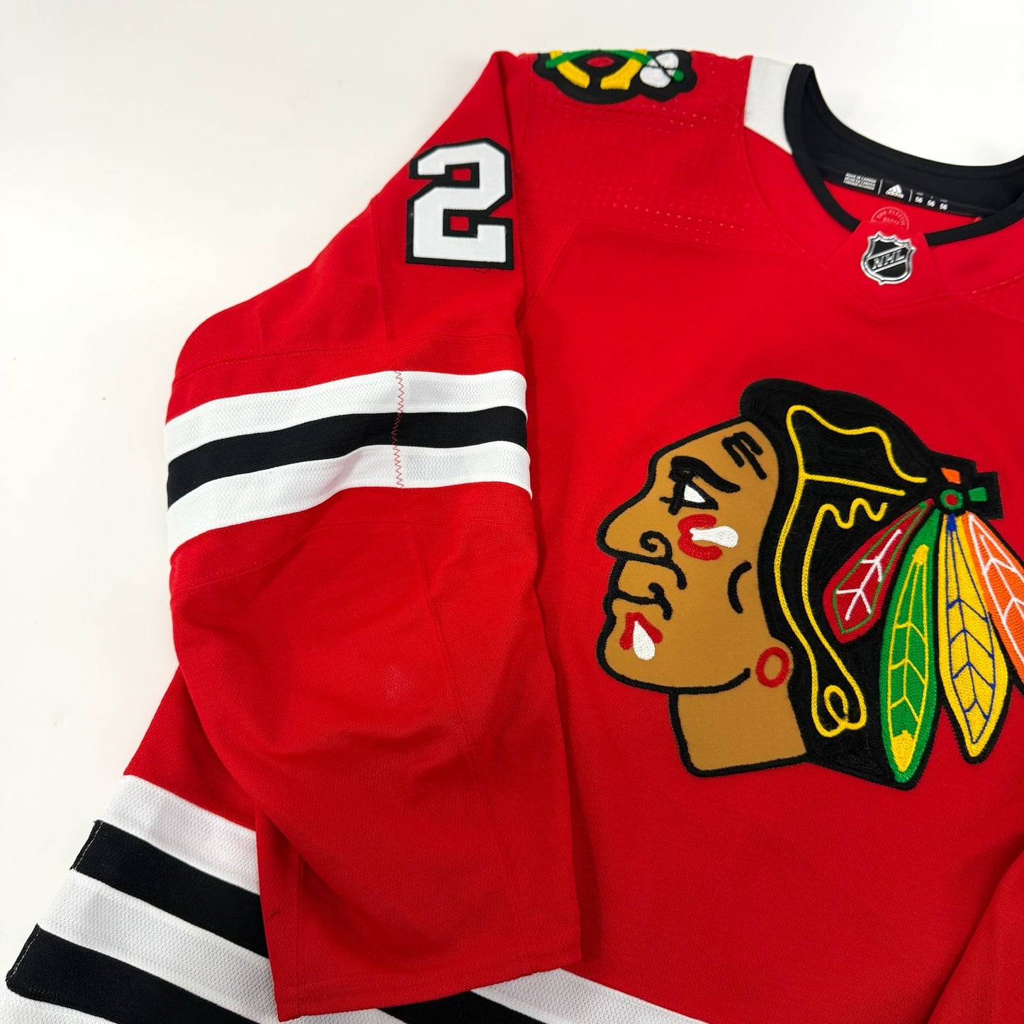 Philipp Kurashev #23 Home Chicago Blackhawks Game Worn Jersey 2022-2023, Set 2 | Size 56 | 8620-25495