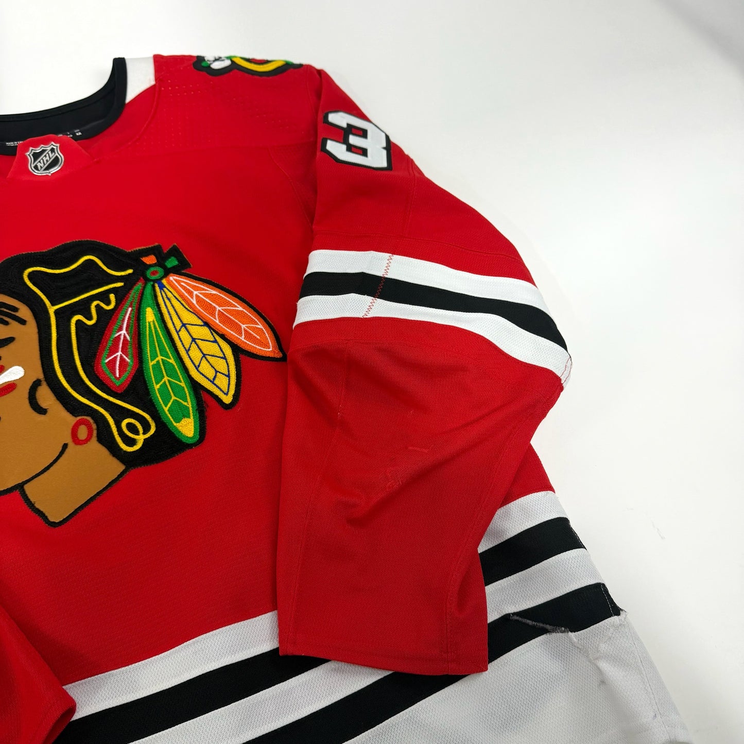 Philipp Kurashev #23 Home Chicago Blackhawks Game Worn Jersey 2022-2023, Set 1 | Size 56 | 8597-25494