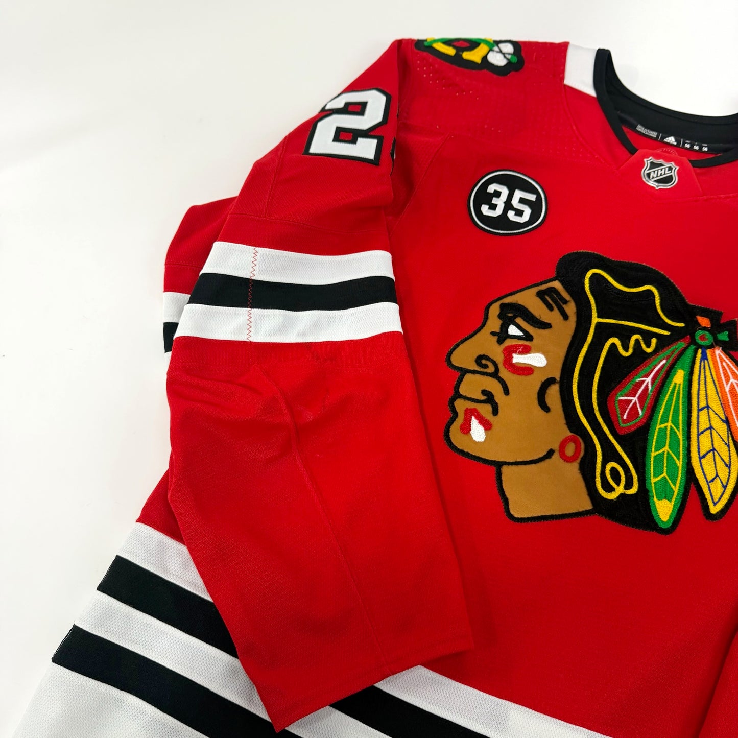 Philipp Kurashev #23 Home Chicago Blackhawks Jersey 2021-2022, Set 1 | Size 56 | 5683-25666