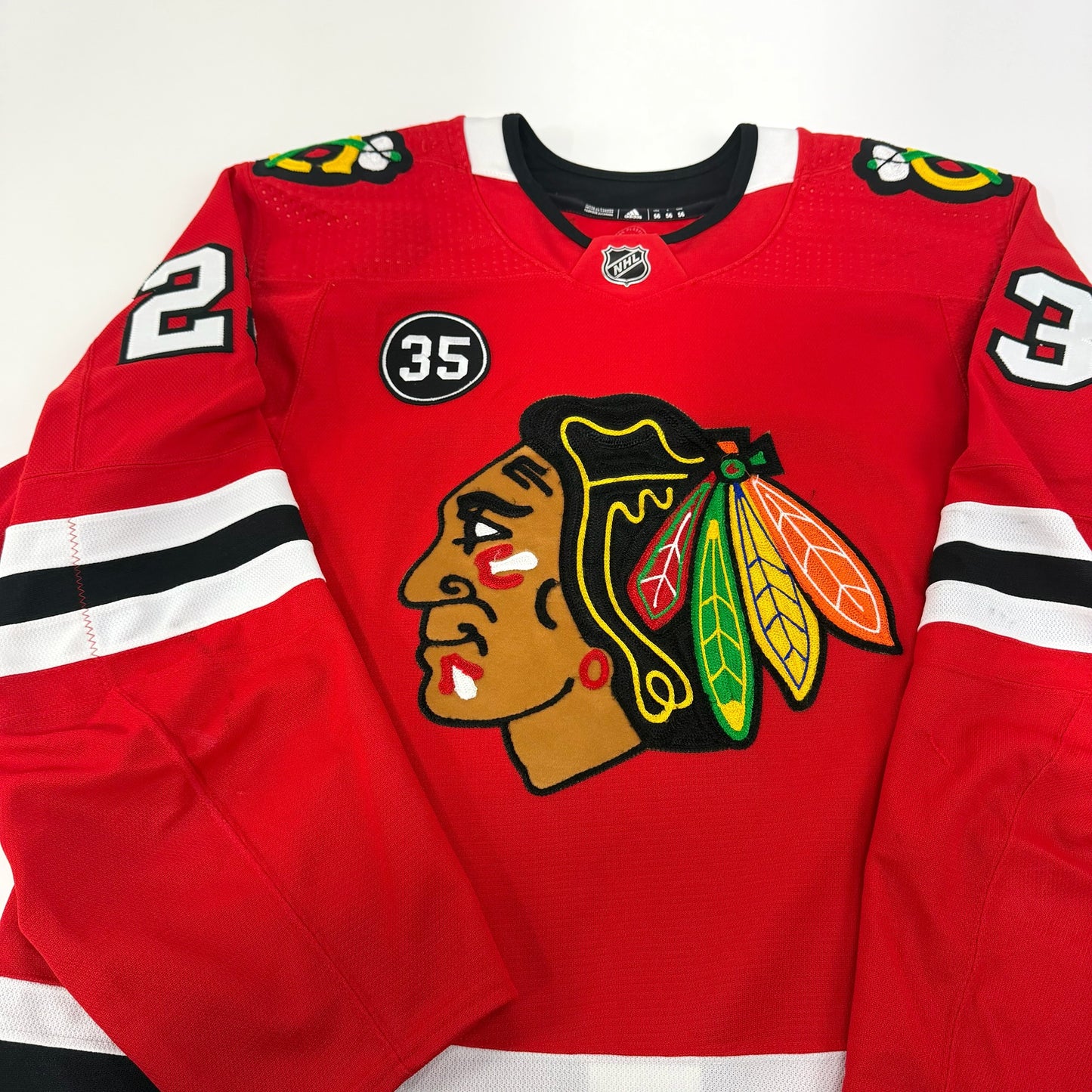 Philipp Kurashev #23 Home Chicago Blackhawks Jersey 2021-2022, Set 1 | Size 56 | 5683-25666