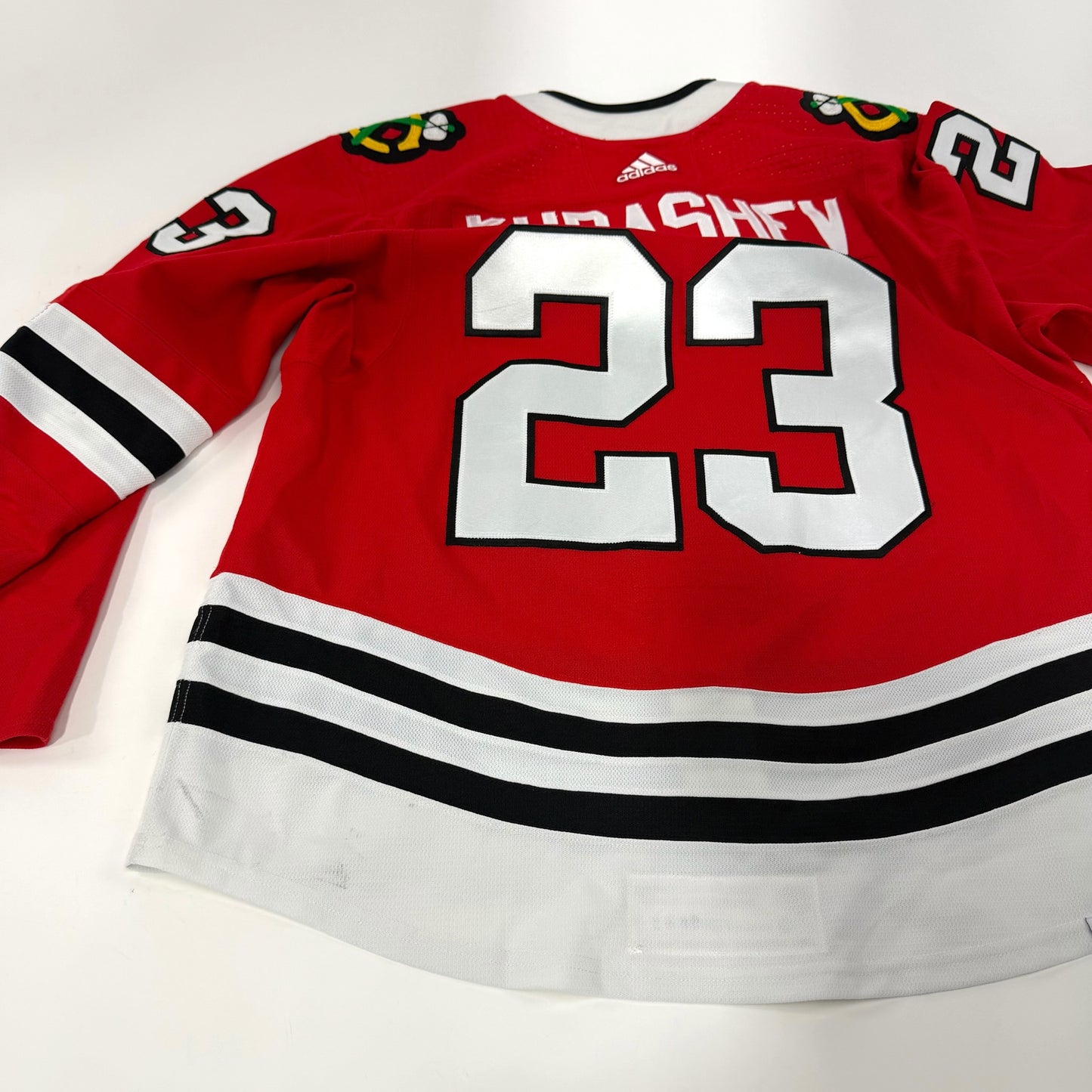 Philipp Kurashev #23 Home Chicago Blackhawks Jersey 2021-2022, Set 1 | Size 56 | 5683-25666