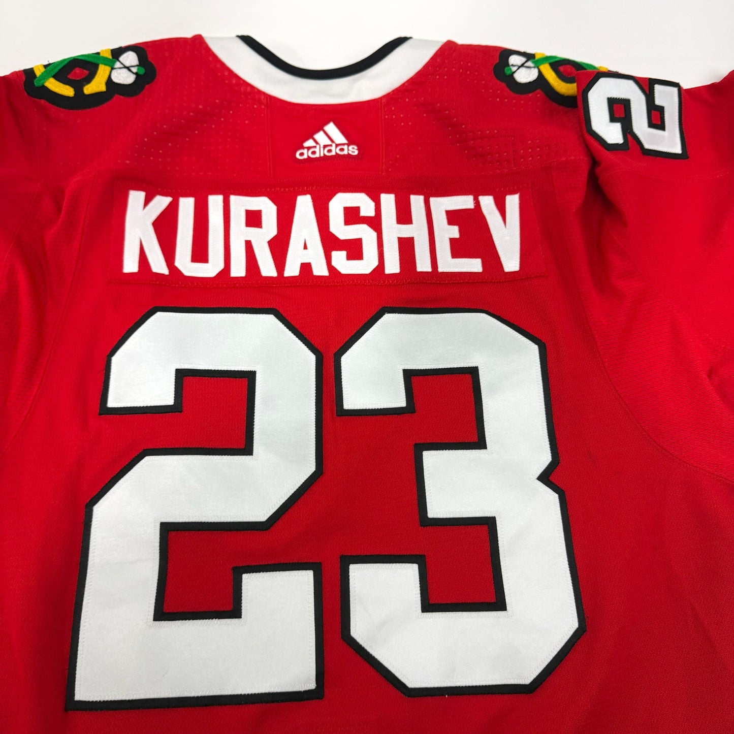 Philipp Kurashev #23 Home Chicago Blackhawks Jersey 2021-2022, Set 1 | Size 56 | 5683-25666