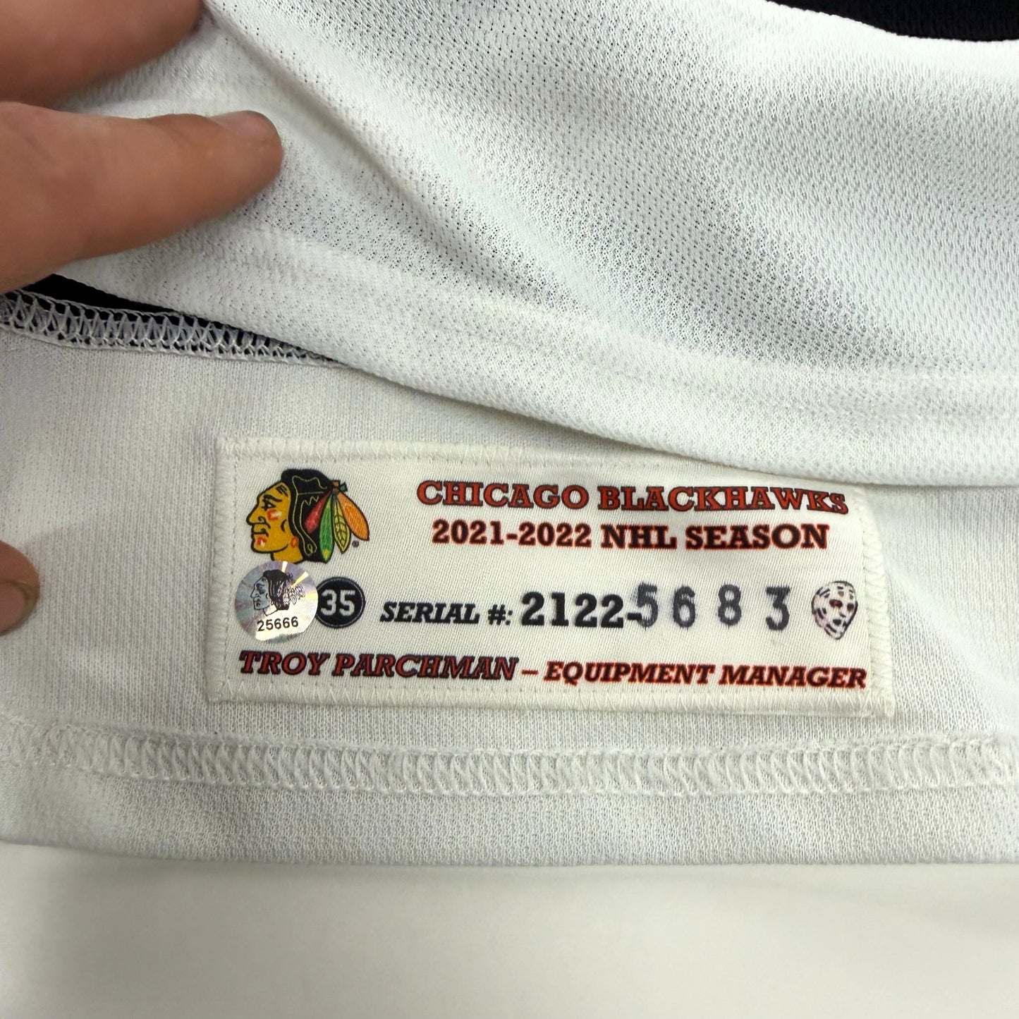Philipp Kurashev #23 Home Chicago Blackhawks Jersey 2021-2022, Set 1 | Size 56 | 5683-25666