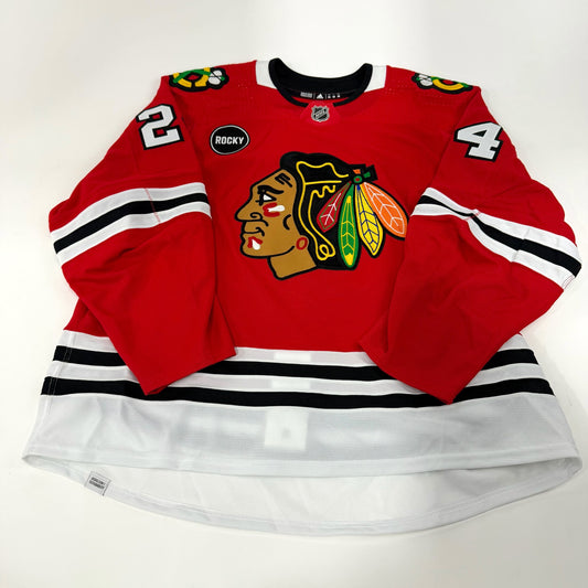 Jaycob Megna #24 Home Chicago Blackhawks Team Issued Jersey 2023-2024 | Size 58 | 25650