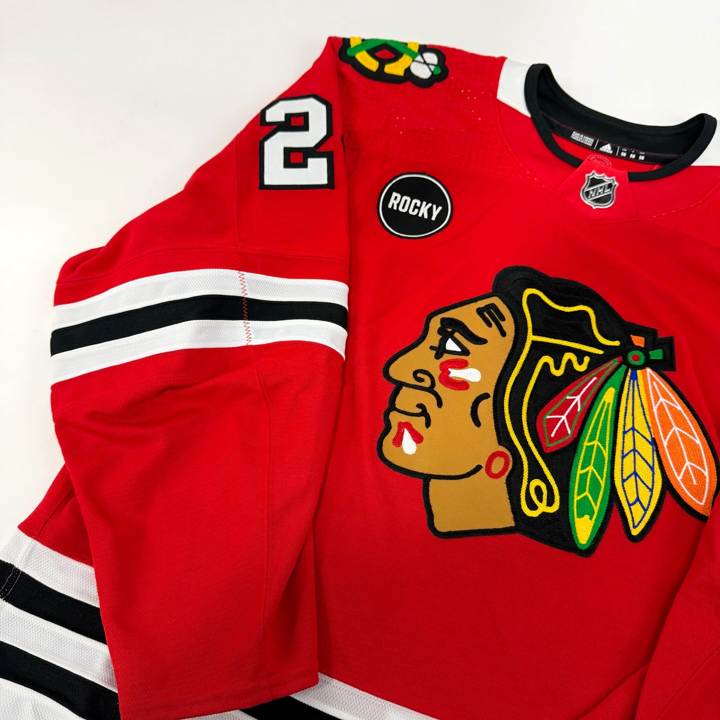 Jaycob Megna #24 Home Chicago Blackhawks Team Issued Jersey 2023-2024 | Size 58 | 25650
