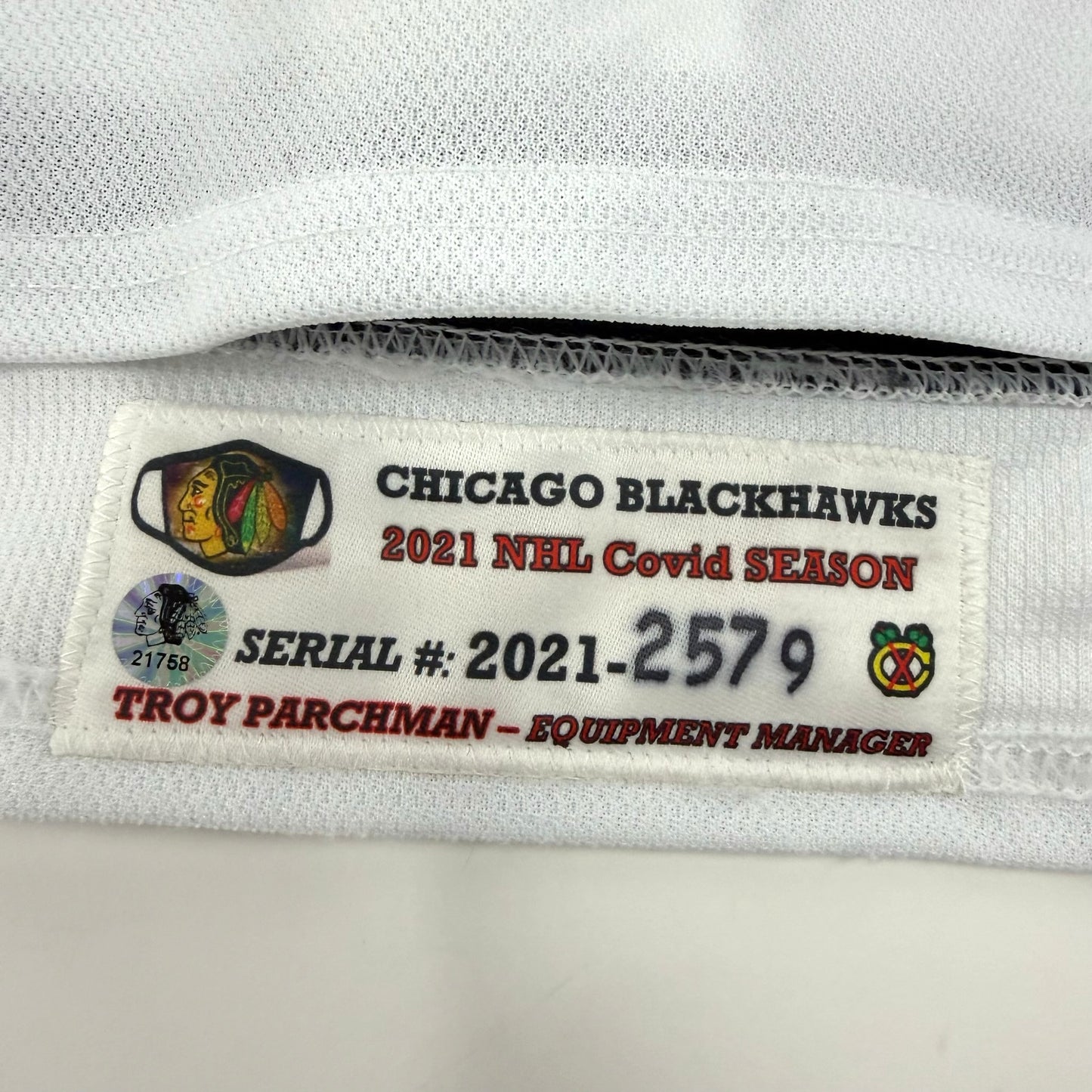 Pius Suter #24 Away Chicago Blackhawks Jersey 2020-2021, Set 1 | Size 56 | 2579-21758