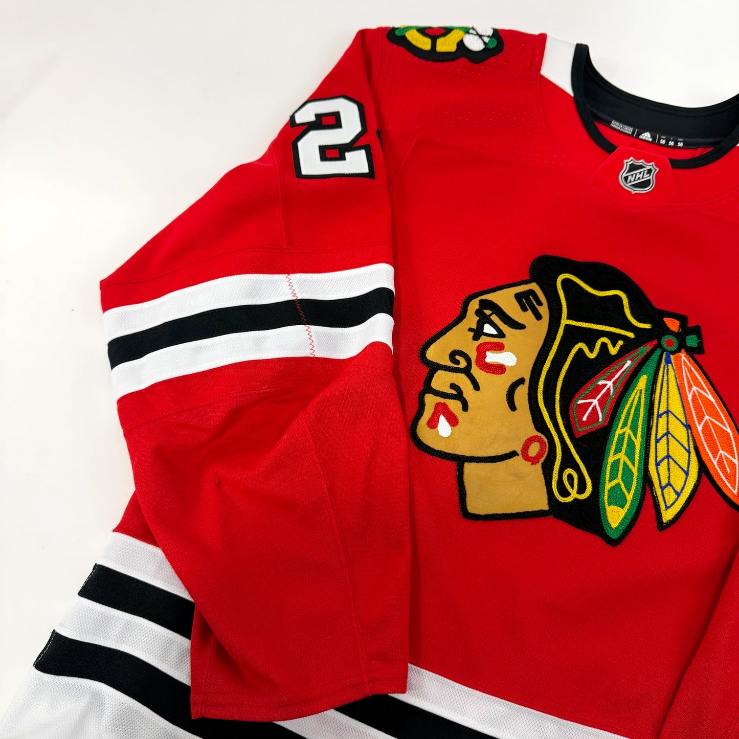 Pius Suter #24 Home Chicago Blackhawks Team Issued Jersey 2020-2021, Set 2 | Size 56 | 7567-7399