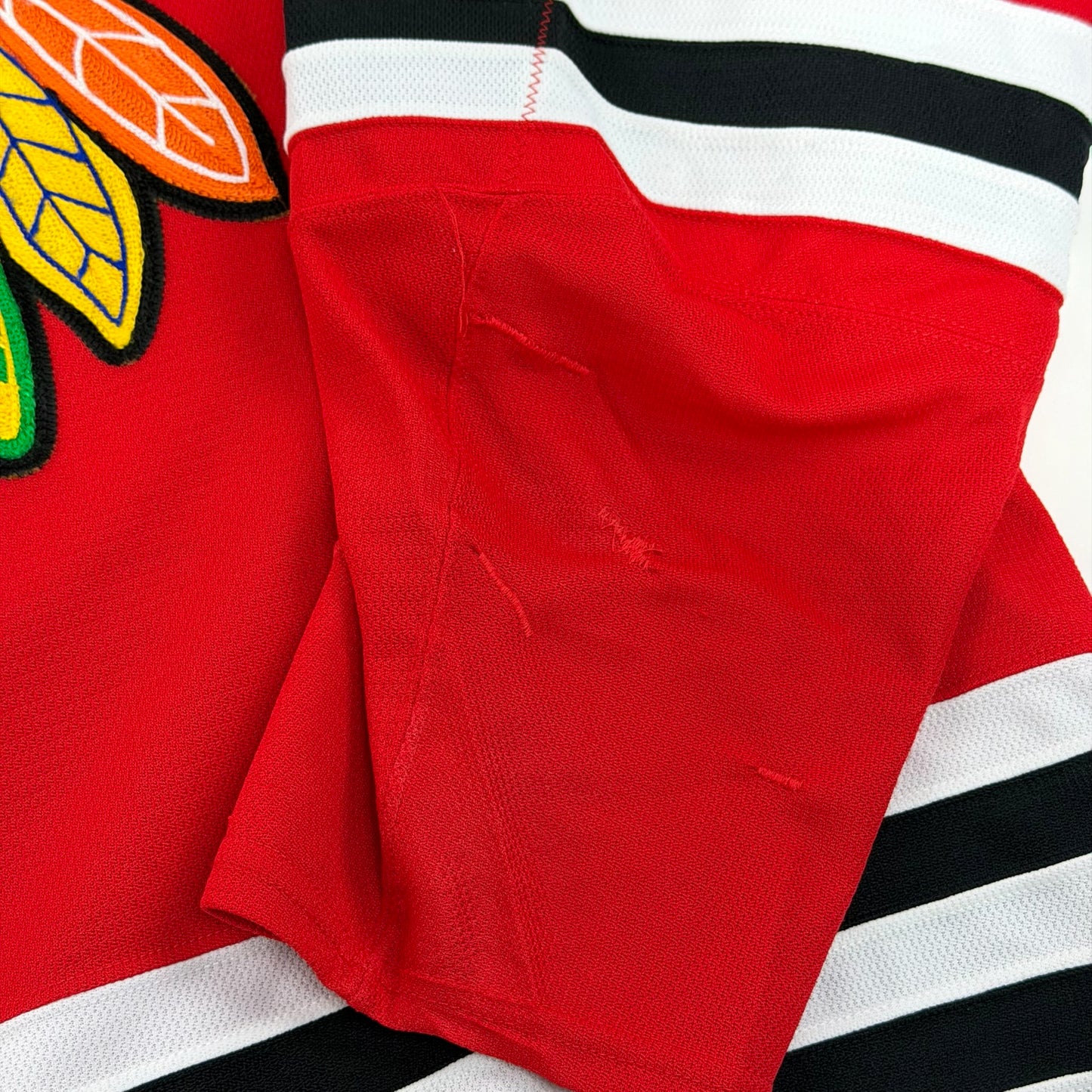 Jarred Tinordi #25 Home Chicago Blackhawks Game Worn Jersey 2023-2024, Set 2 | Size 58 | 9488-25566