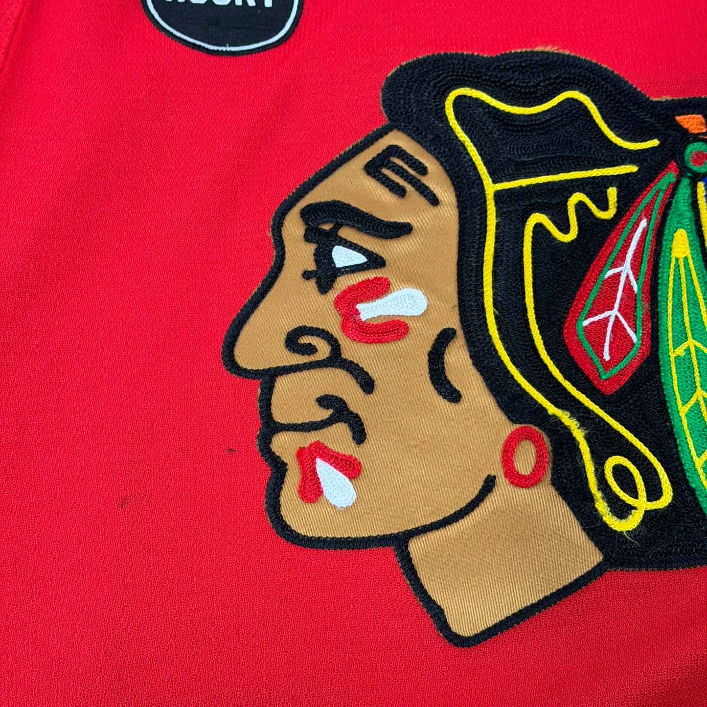Jarred Tinordi #25 Home Chicago Blackhawks Game Worn Jersey 2023-2024, Set 2 | Size 58 | 9488-25566