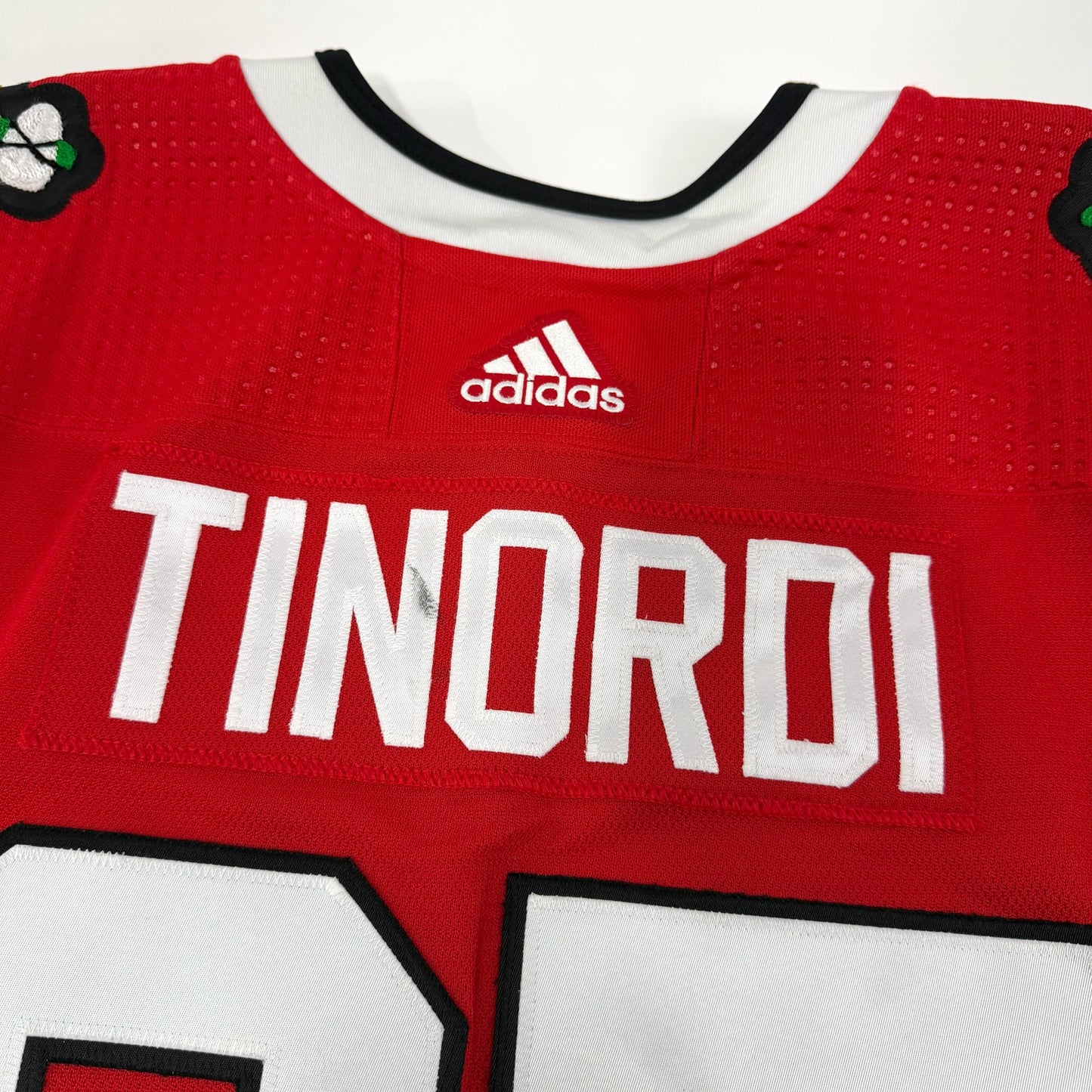 Jarred Tinordi #25 Home Chicago Blackhawks Game Worn Jersey 2023-2024, Set 2 | Size 58 | 9488-25566