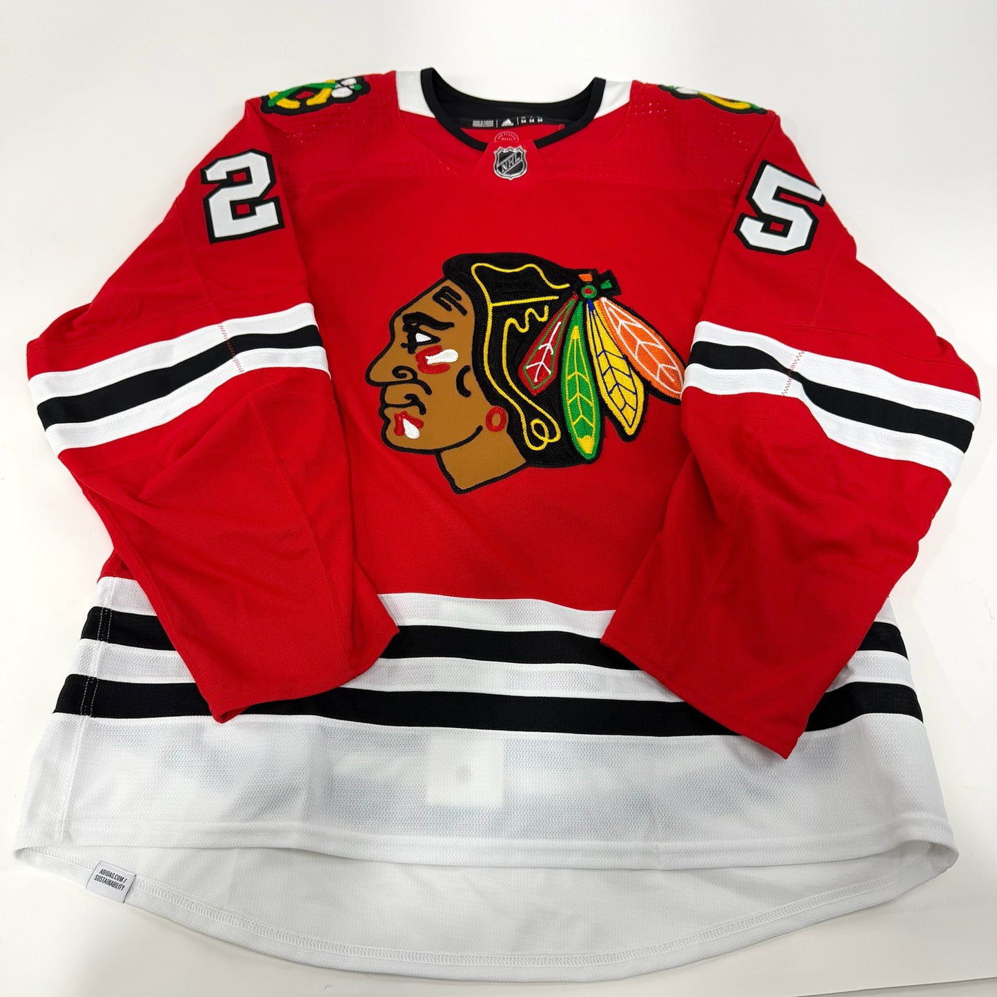 Jalen Luypen #25 Home Chicago Blackhawks Team Issued Jersey 2022-2023 | Size 54 | 25610