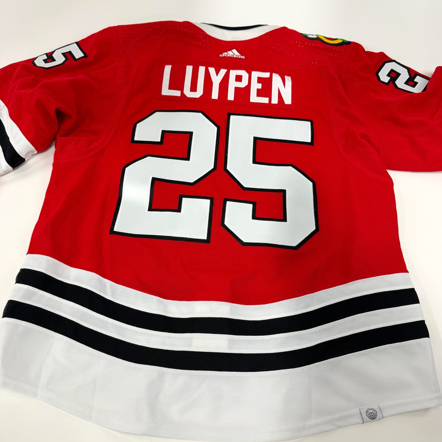 Jalen Luypen #25 Home Chicago Blackhawks Team Issued Jersey 2022-2023 | Size 54 | 25610