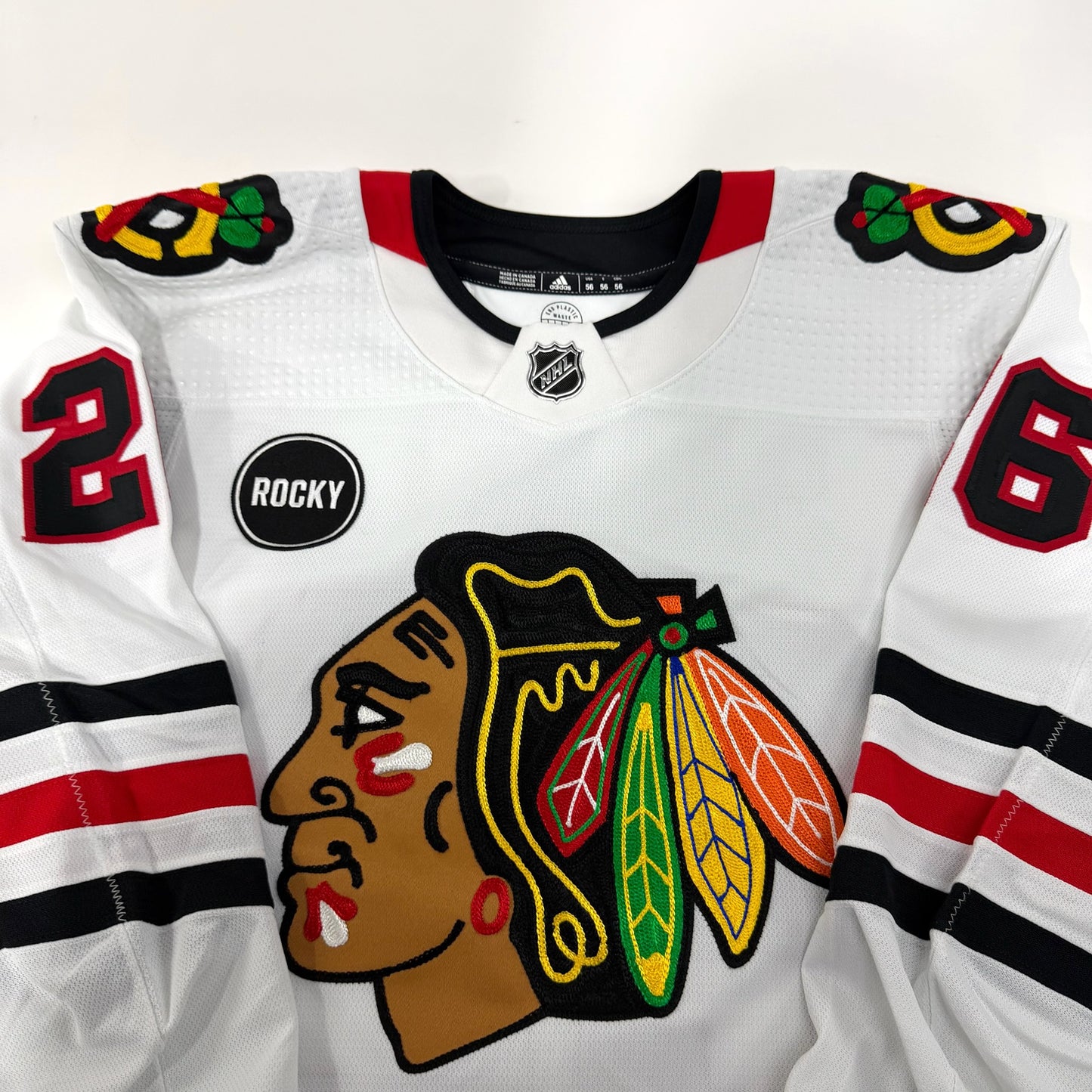Antti Saarela #26 Away Chicago Blackhawks Team Issued Jersey 2023-2024 | Size 56 | 25632