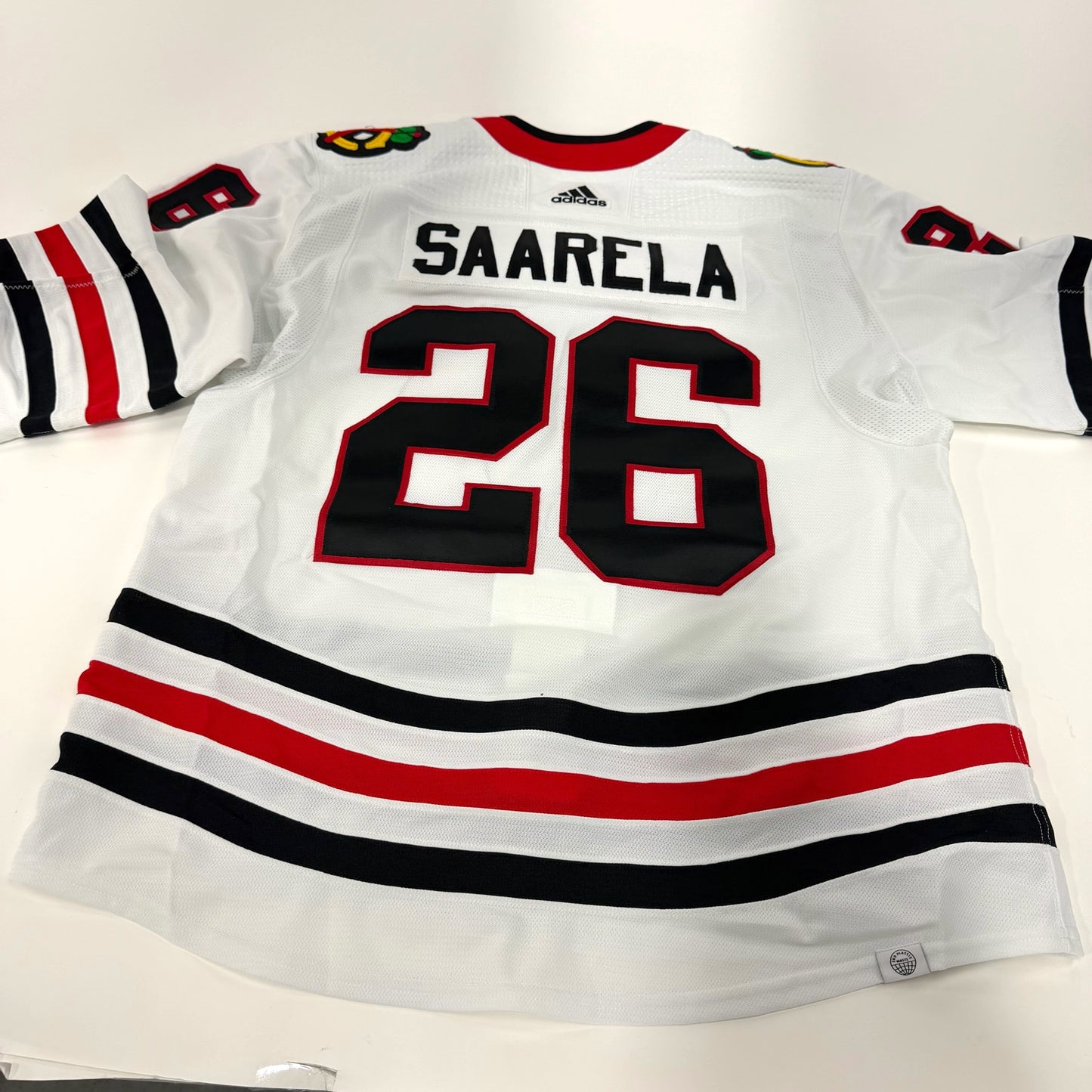 Antti Saarela #26 Away Chicago Blackhawks Team Issued Jersey 2023-2024 | Size 56 | 25632