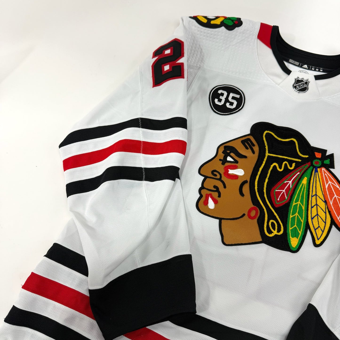 Lukas Reichel #27 Away Chicago Blackhawks Team Issued Jersey 2021-2022 | Size 56 | 8362-21909 56 | 25648 (Copy)