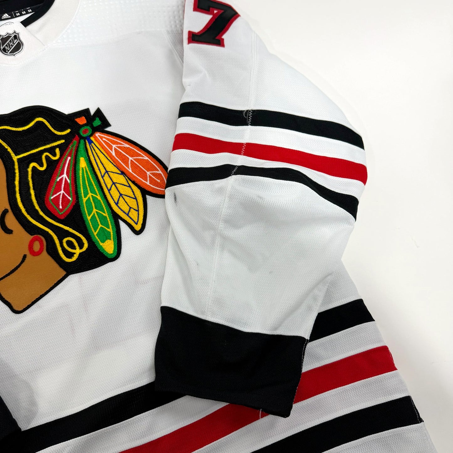 Lukas Reichel #27 Away Chicago Blackhawks Team Issued Jersey 2021-2022 | Size 56 | 8362-21909 56 | 25648 (Copy)