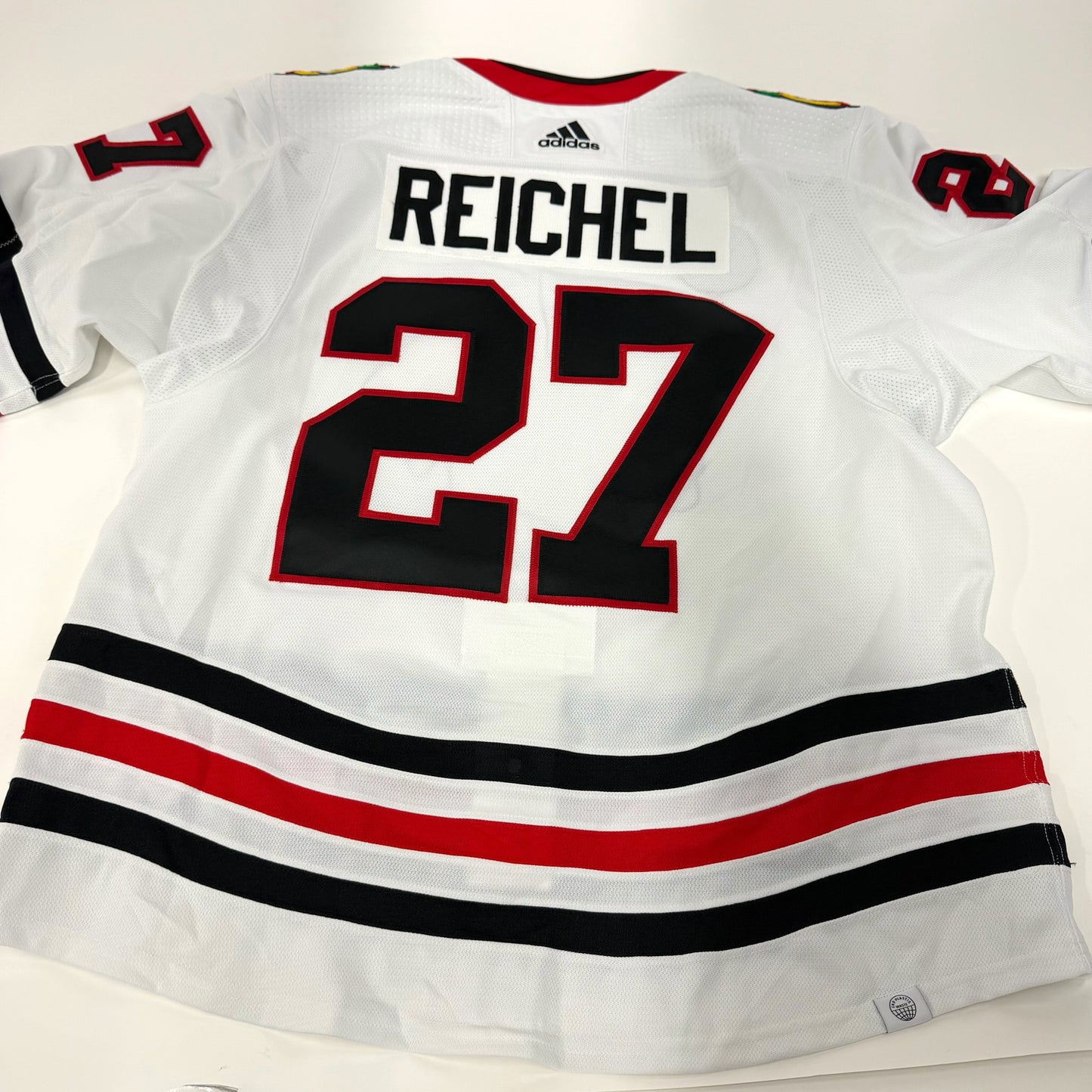 Lukas Reichel #27 Away Chicago Blackhawks Team Issued Jersey 2021-2022 | Size 56 | 25662