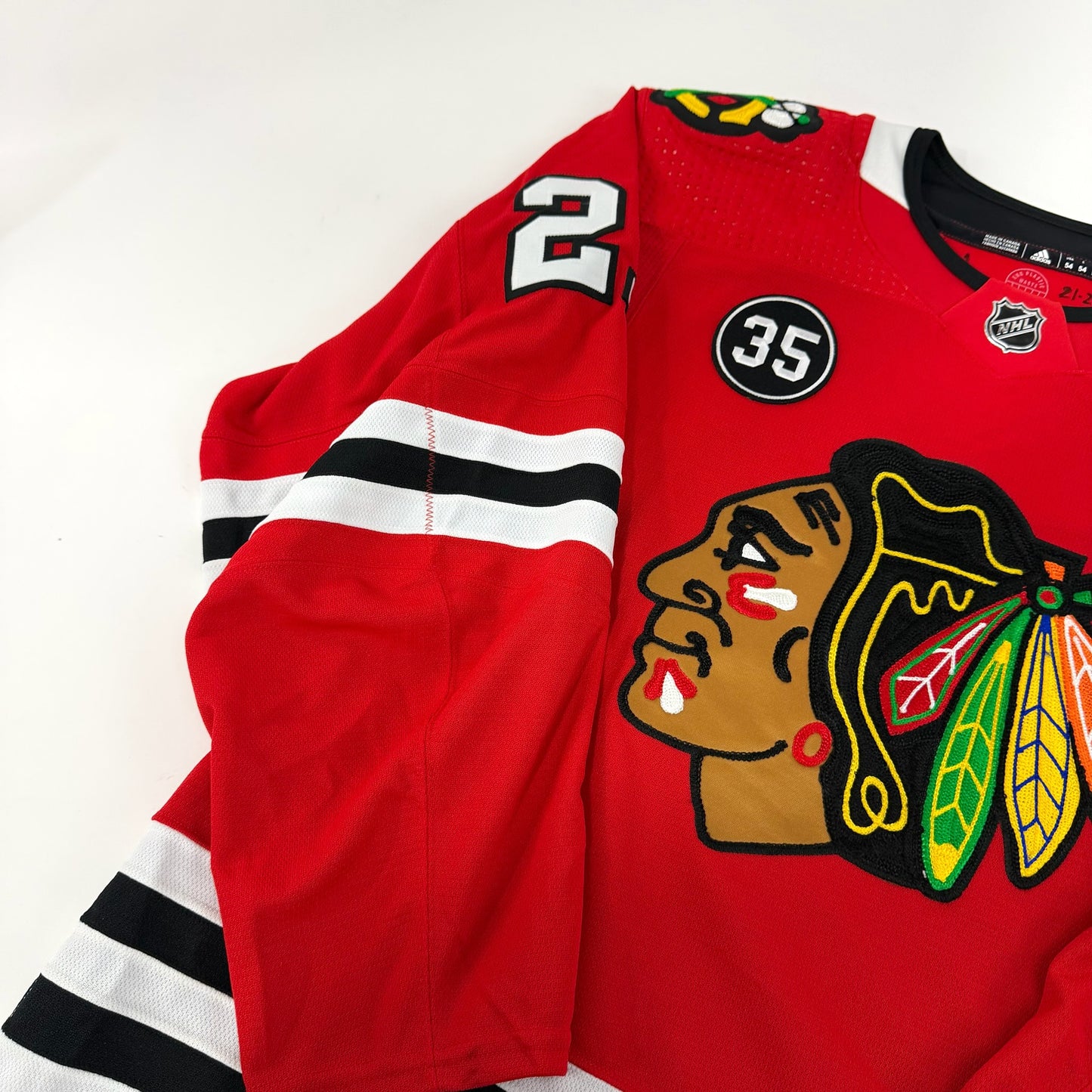 Lukas Reichel #27 Home Chicago Blackhawks Team Issued Jersey 2021-2022, Set 1 | Size 54 | 25663