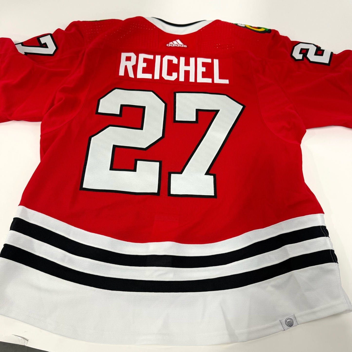 Lukas Reichel #27 Home Chicago Blackhawks Team Issued Jersey 2021-2022, Set 1 | Size 54 | 25663