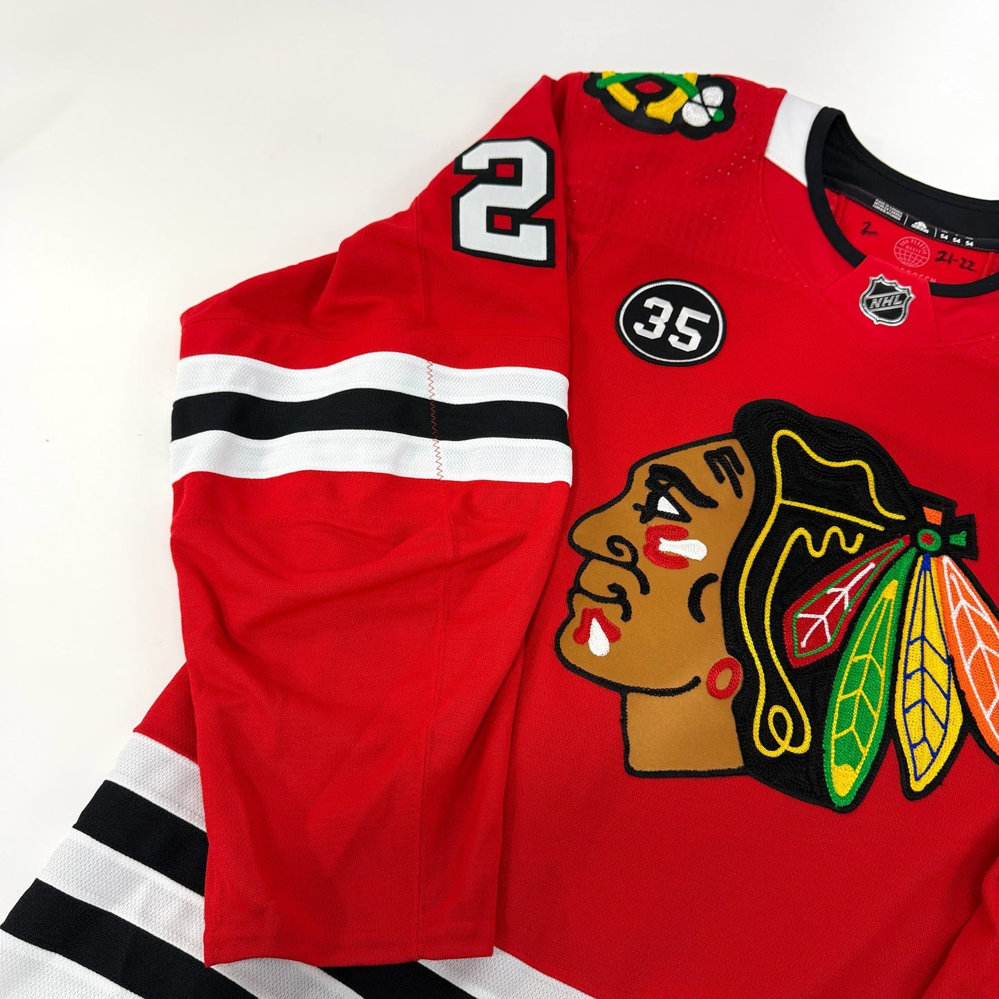 Lukas Reichel #27 Home Chicago Blackhawks Team Issued Jersey 2021-2022, Set 2 | Size 54 | 25664
