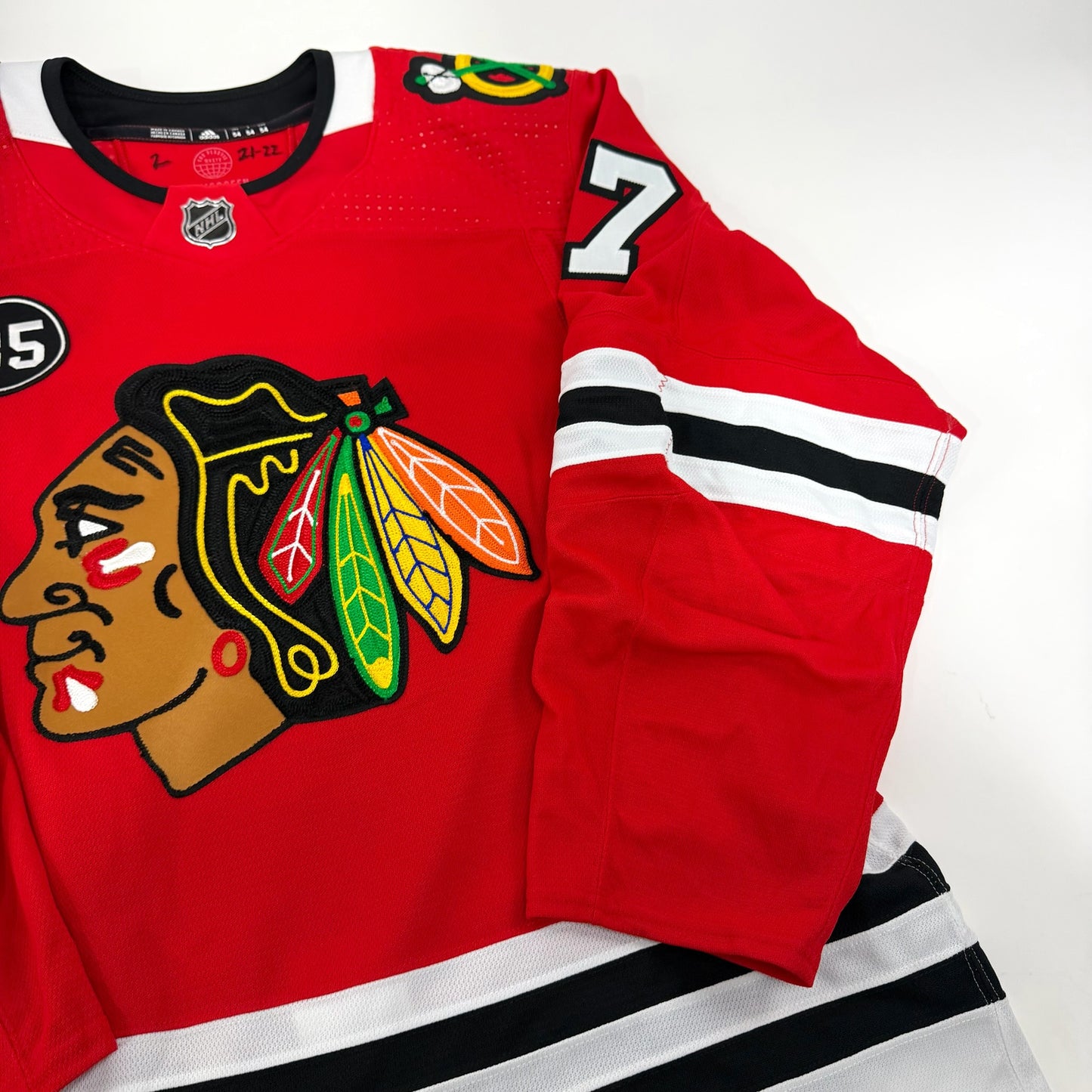 Lukas Reichel #27 Home Chicago Blackhawks Team Issued Jersey 2021-2022, Set 2 | Size 54 | 25664