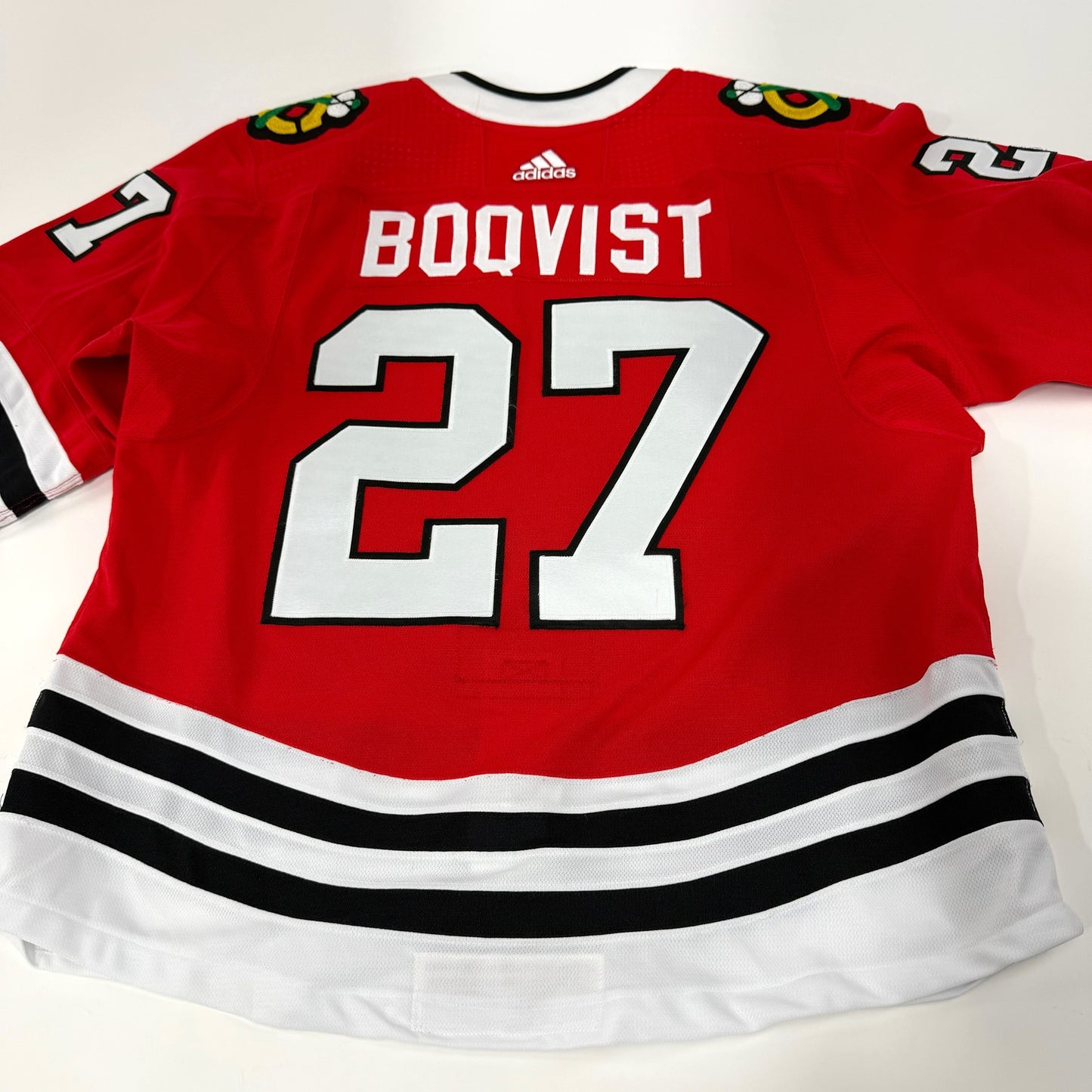 Adam Boqvist #27 Home Chicago Blackhawks Team Issued Jersey 2020-2021, Set 1 | Size 56 | 712-7395