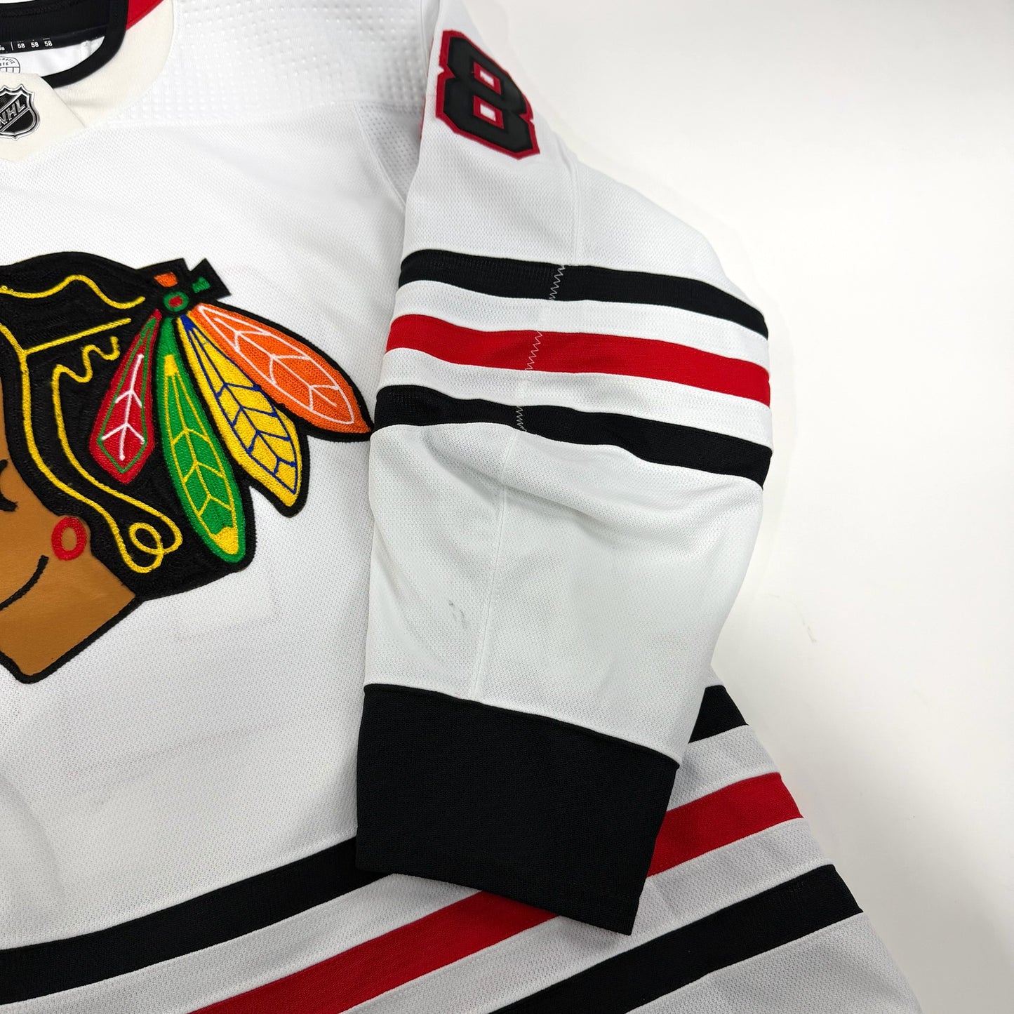 Andreas Englund #28 Away Chicago Blackhawks Team Issued Jersey 2022-2023, Set 1 | Size 58 | 25527