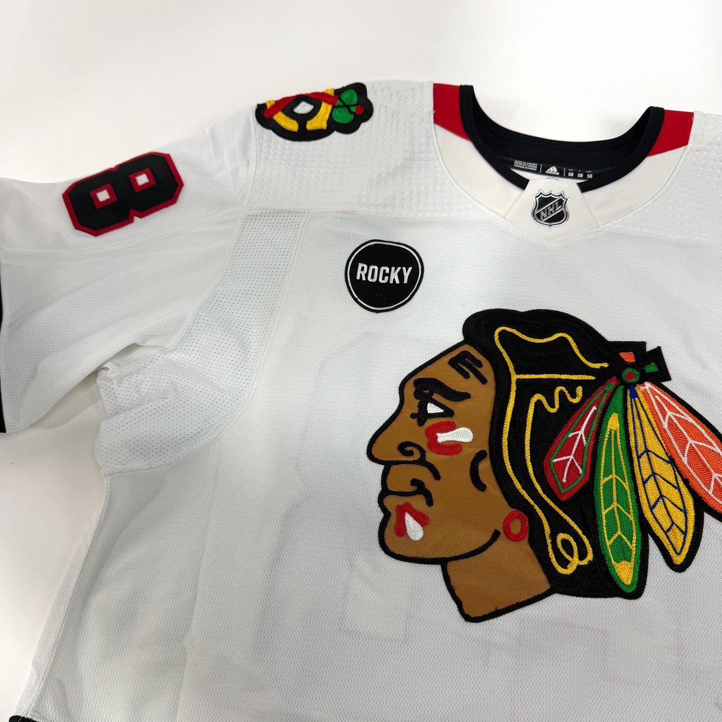 Colton Dach #28 Away Chicago Blackhawks Team Issued Jersey - Set 22/23 - 2 | Size 58 | 25637