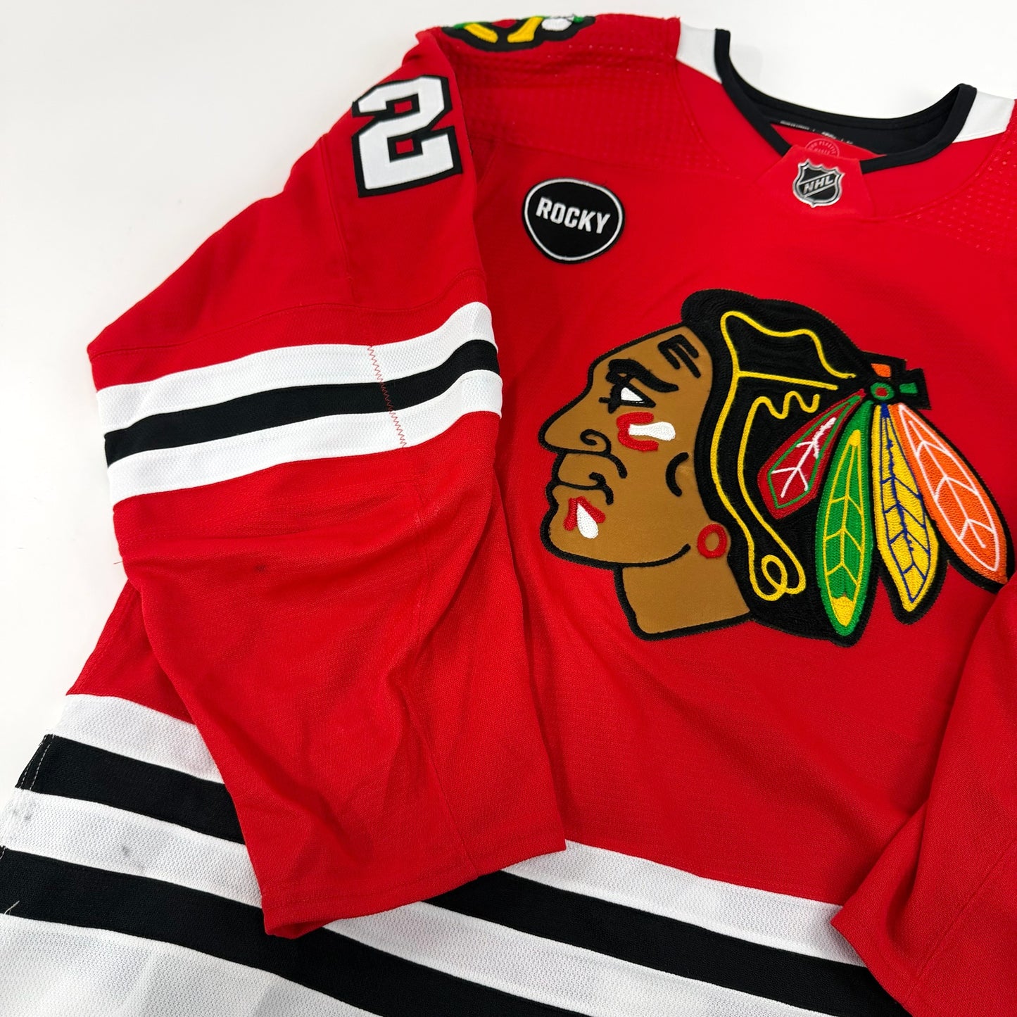 Colton Dach #28 Home Chicago Blackhawks Team Issued Jersey - Set 22/23 - 1 | Size 58 | 25659