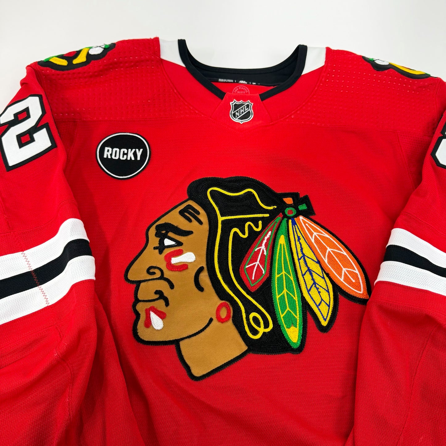 Colton Dach #28 Home Chicago Blackhawks Team Issued Jersey - Set 22/23 - 1 | Size 58 | 25659