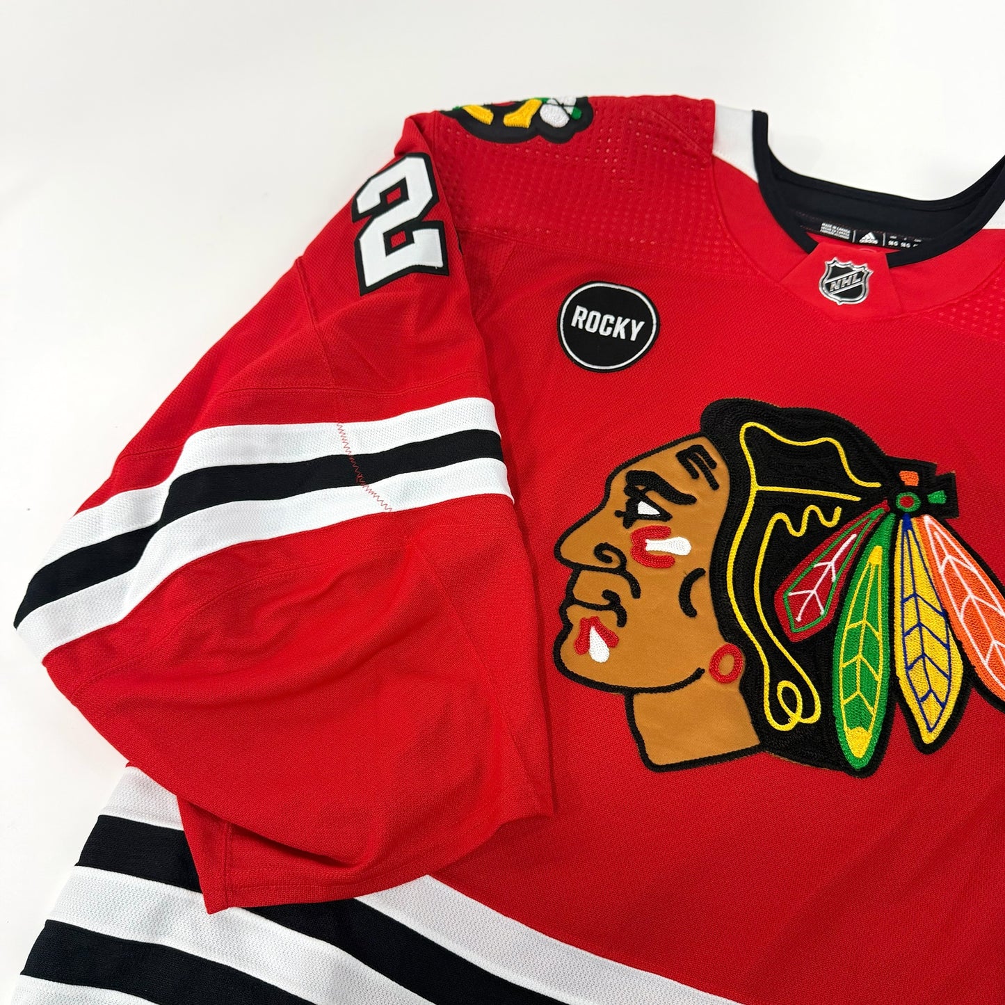 Drew Commesso #29 Home Chicago Blackhawks Team Issued Jersey 2023-2024 | Size 58G | 25658