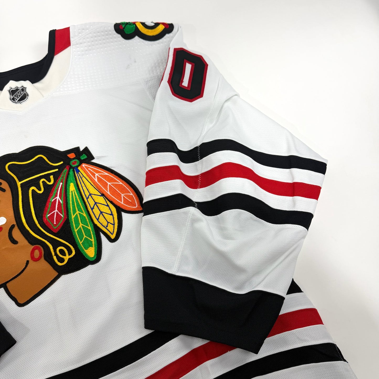 Jaxson Stauber #30 Away Chicago Blackhawks Team Issued Jersey 2023-2024 | Size 58G | 25627