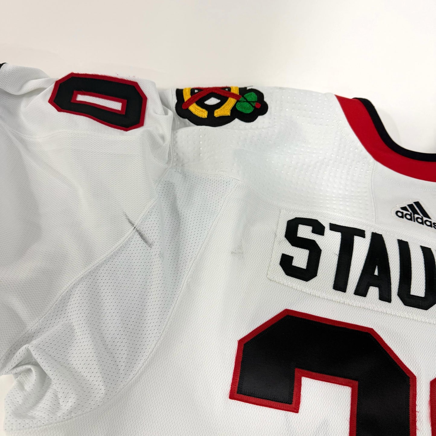Jaxson Stauber #30 Away Chicago Blackhawks Team Issued Jersey 2023-2024 | Size 58G | 25627