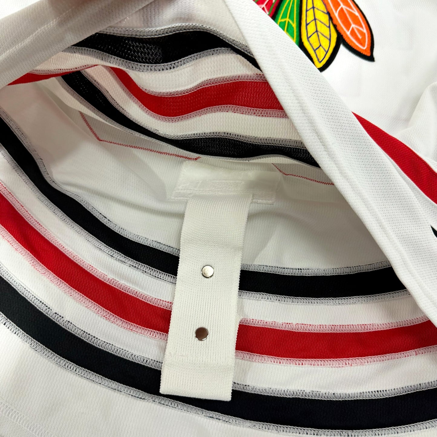 Jaxson Stauber #30 Away Chicago Blackhawks Game Worn Jersey 2023-2024, Set 22/23 - 1 | Size 58| 25588