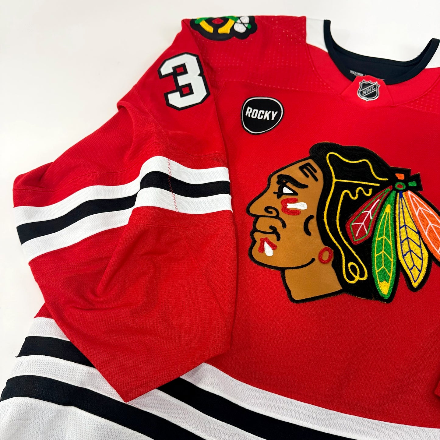 Jaxson Stauber #30 Home Chicago Blackhawks Team Issued Jersey 2023-2024, Set 22/23-1 | 25596